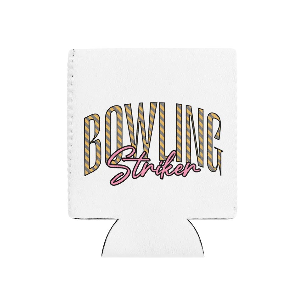 Bowling Striker Caution Can Cooler product image (1)