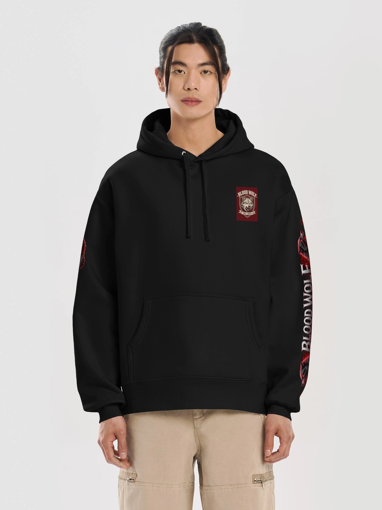 Blood Wolf Emblem Heavy Hoodie product image (23)