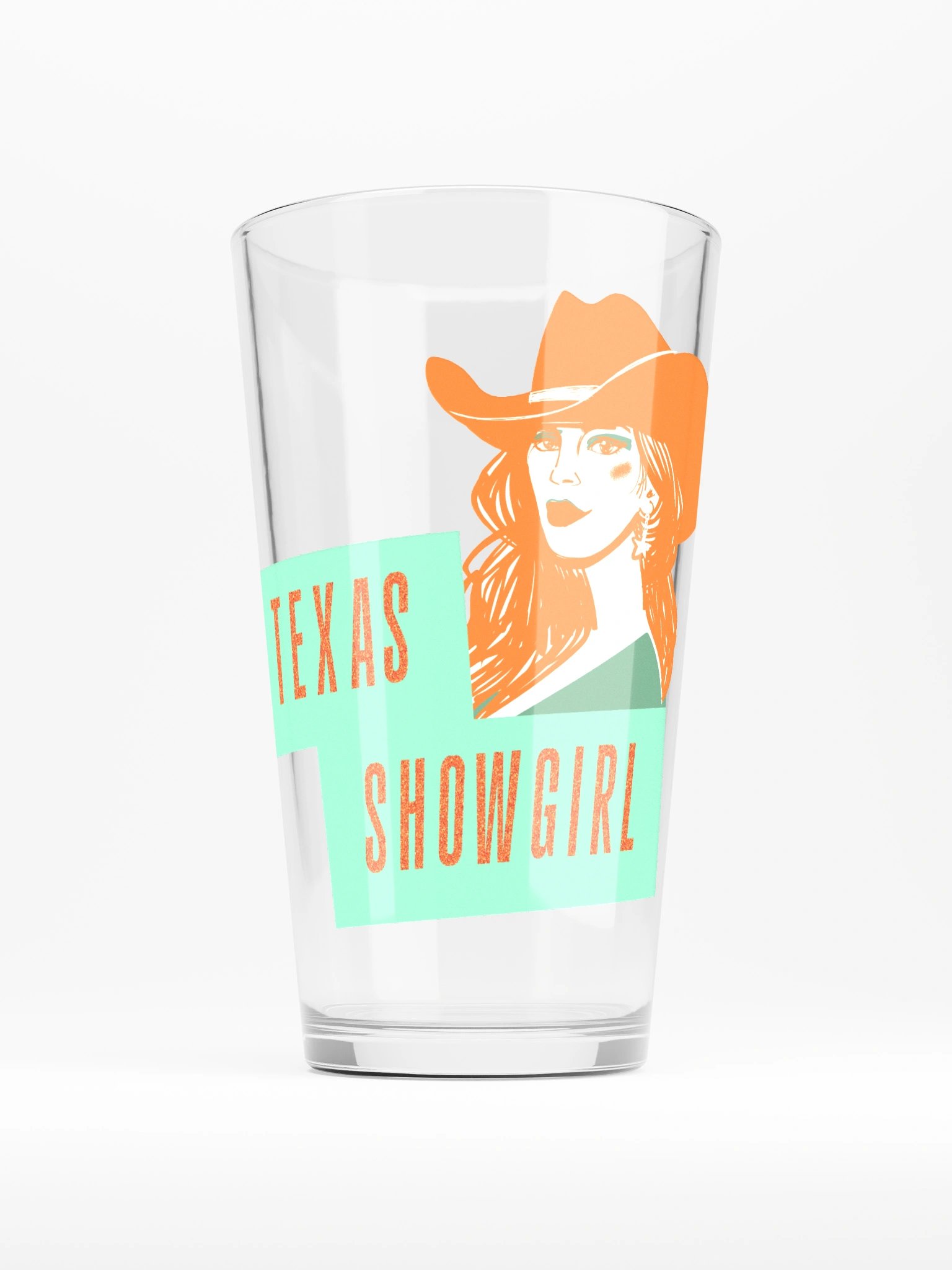 Texas Showgirl Pint Glass - Show Business Collection product image (1)