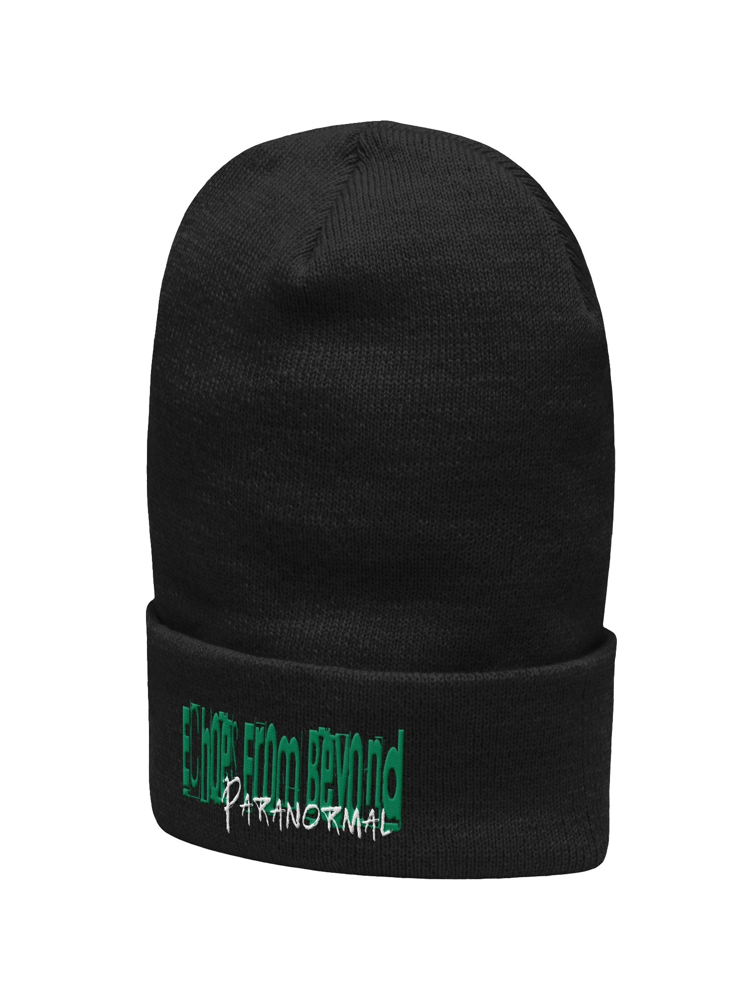 Beanie with Green Design product image (2)