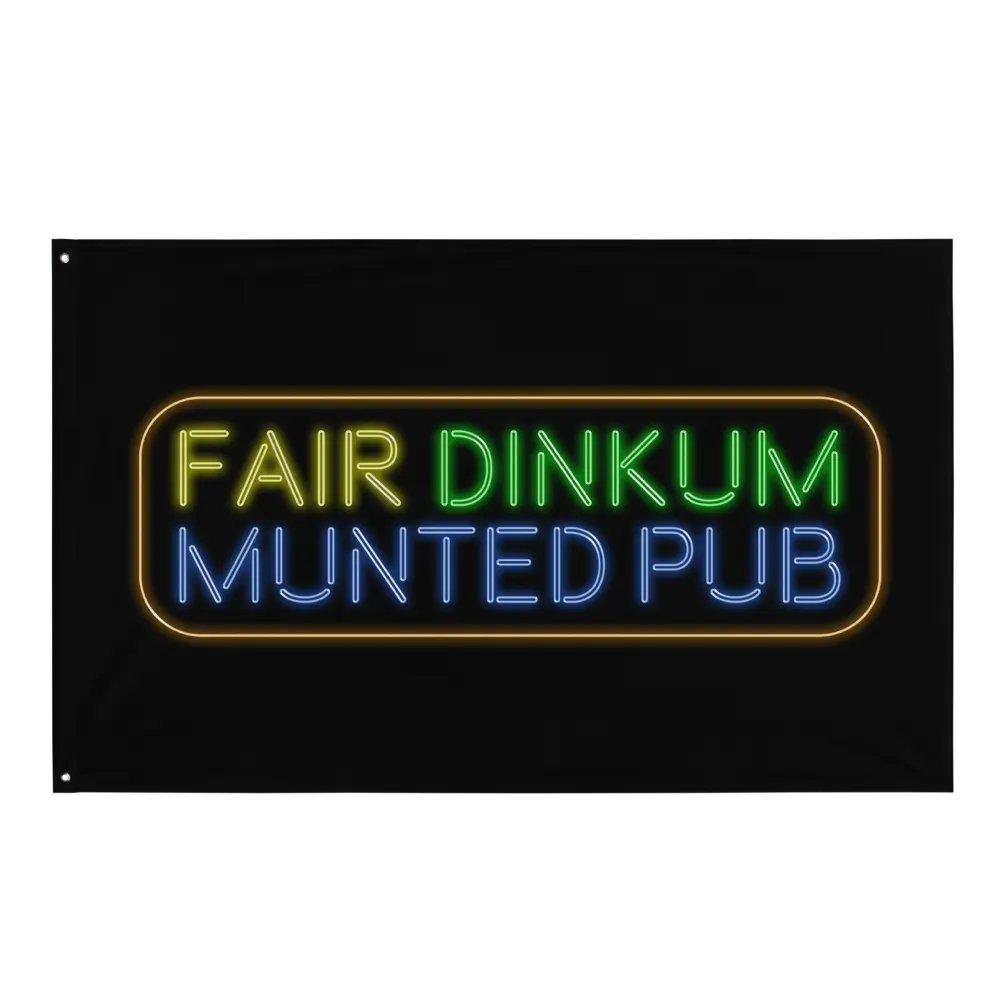 Munted Pub Flag Version 2 product image (2)