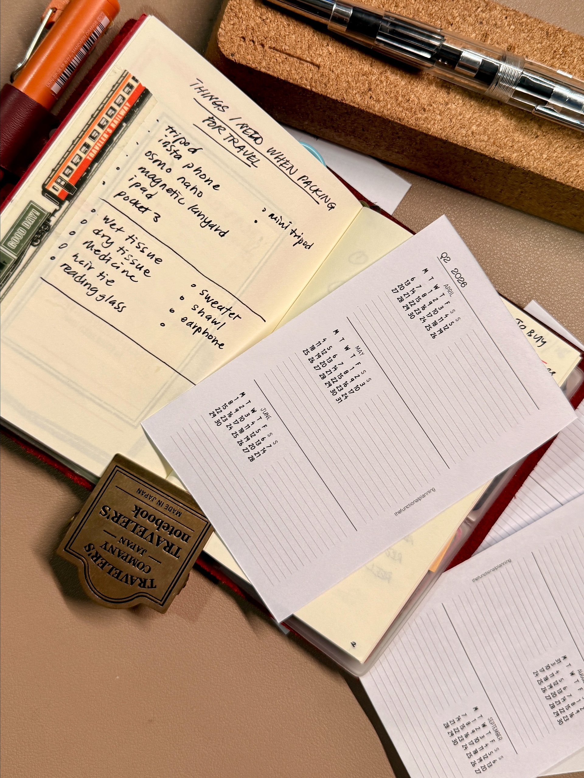 Dated Monthly Calendar with Quarterly Planner - Pocket product image (2)