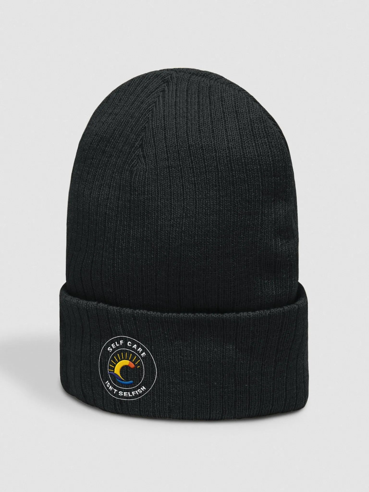 Self Care Sunrise Wave Eco-Friendly Beanie product image (2)