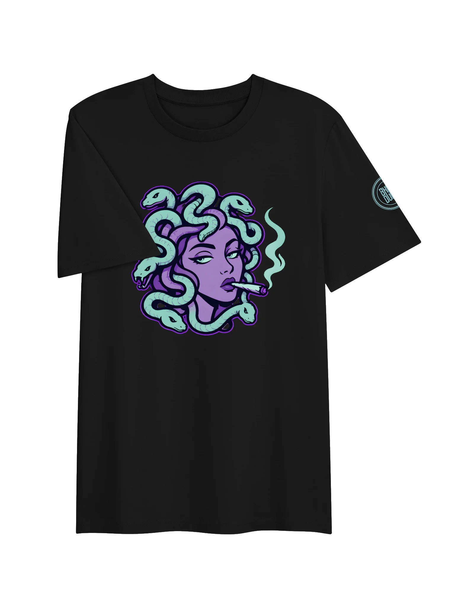 Medusa Smoke Graphic Tee (Organic ribbed neck T-Shirt) product image (3)