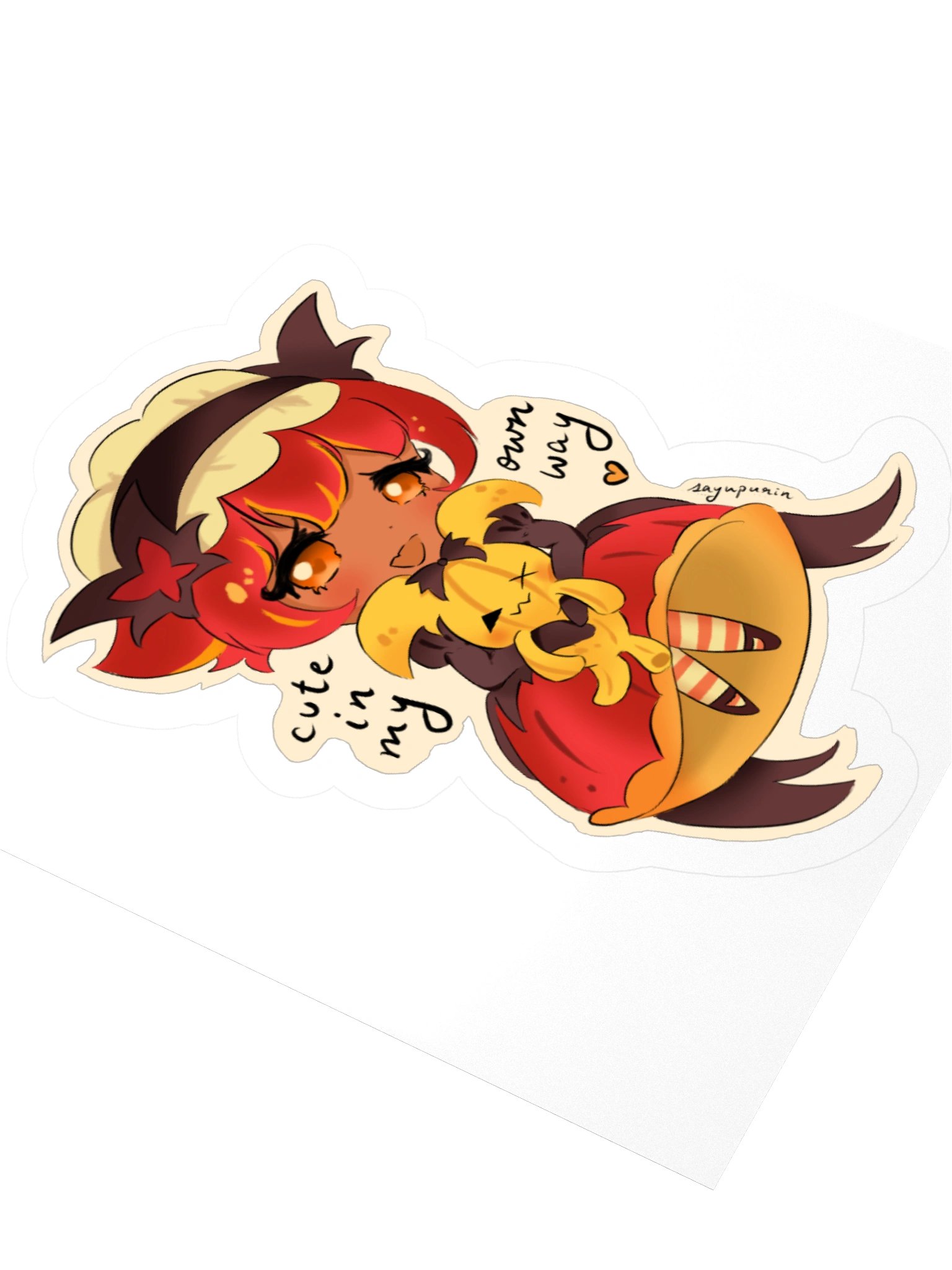 Pumpkin Pie Cookie - Cookie Run Kingdom | Sticker product image (7)