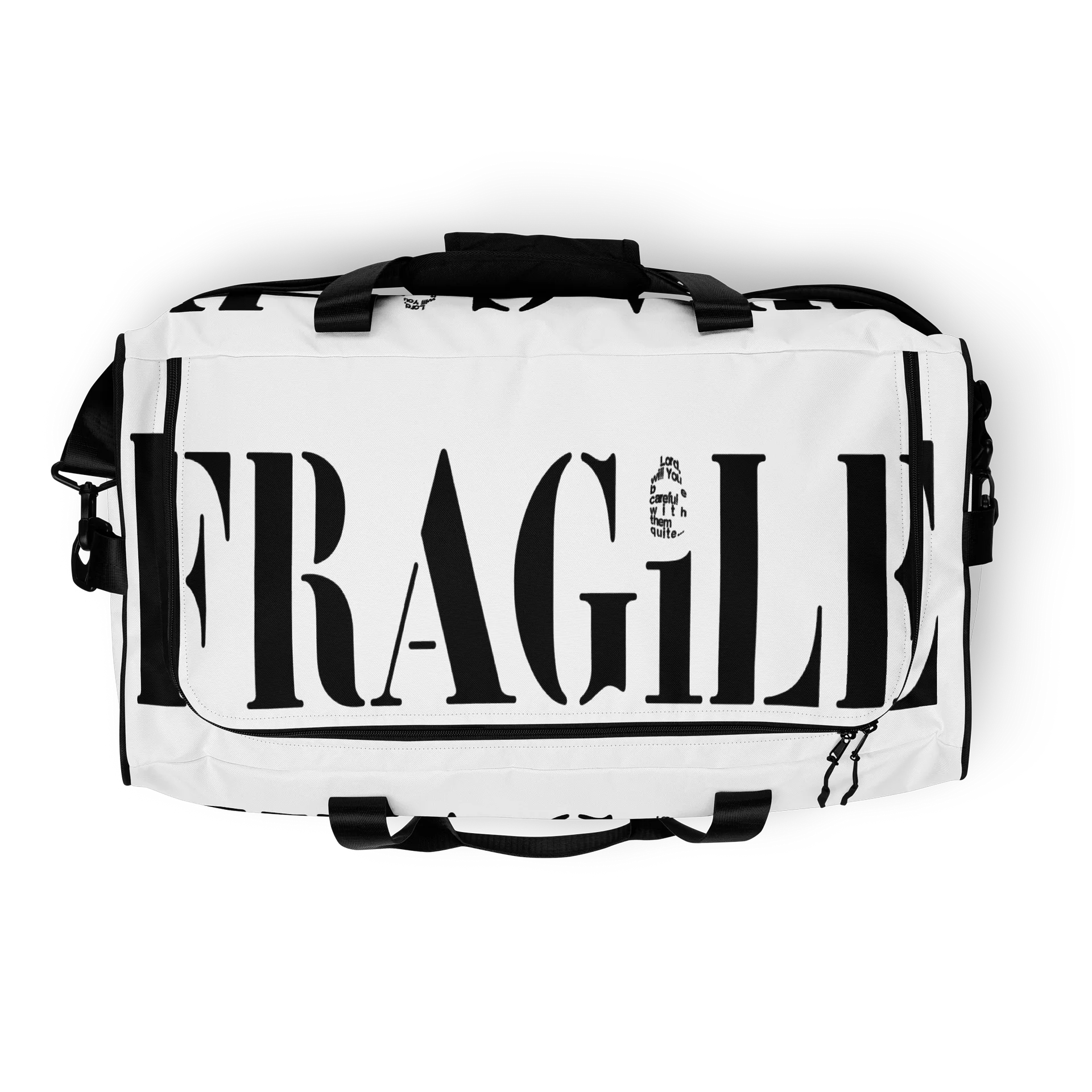 FRAGiLE White Duffel Bag product image (8)