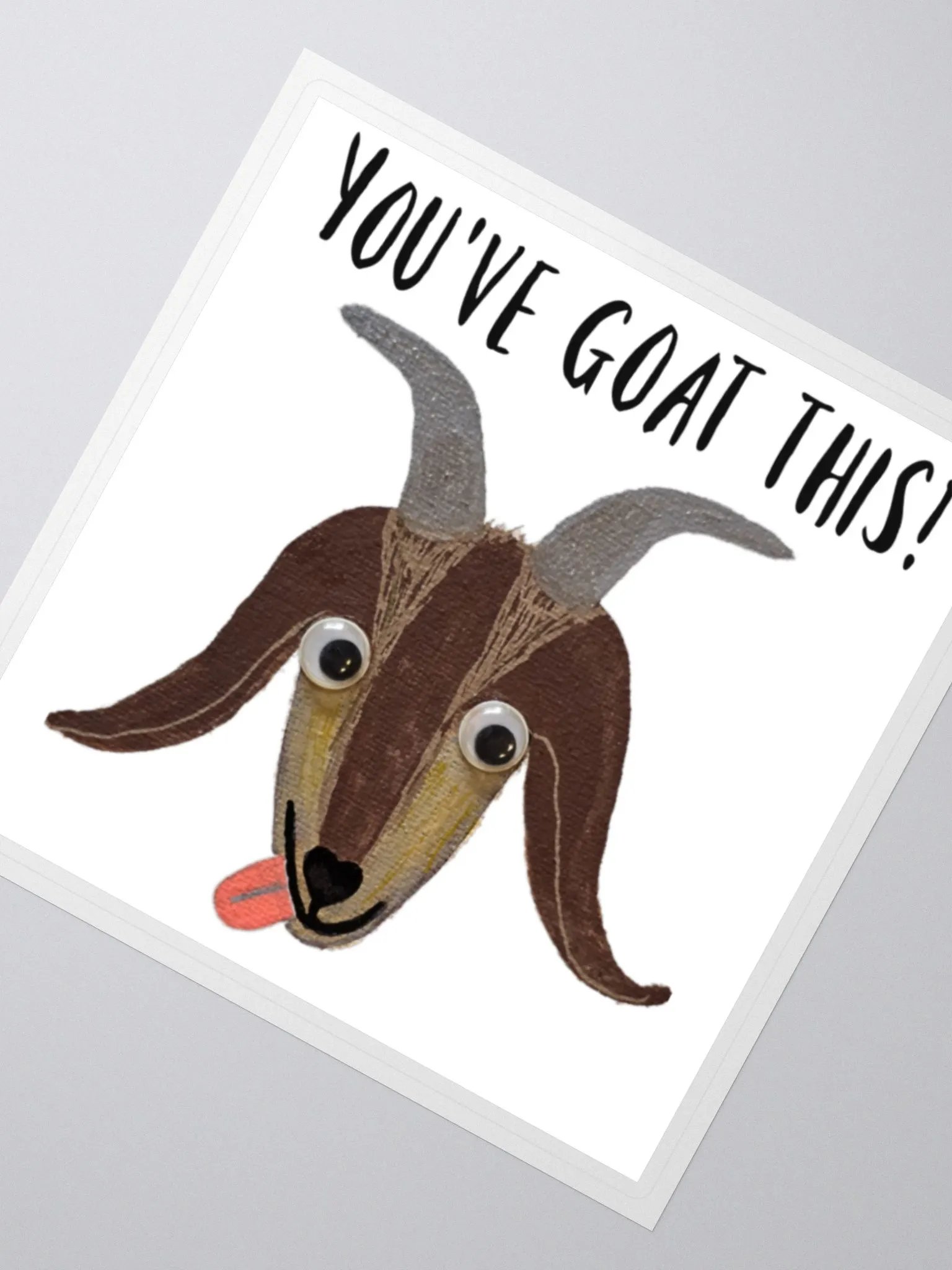 Motivational 'You've Goat This!' Stickers product image (6)