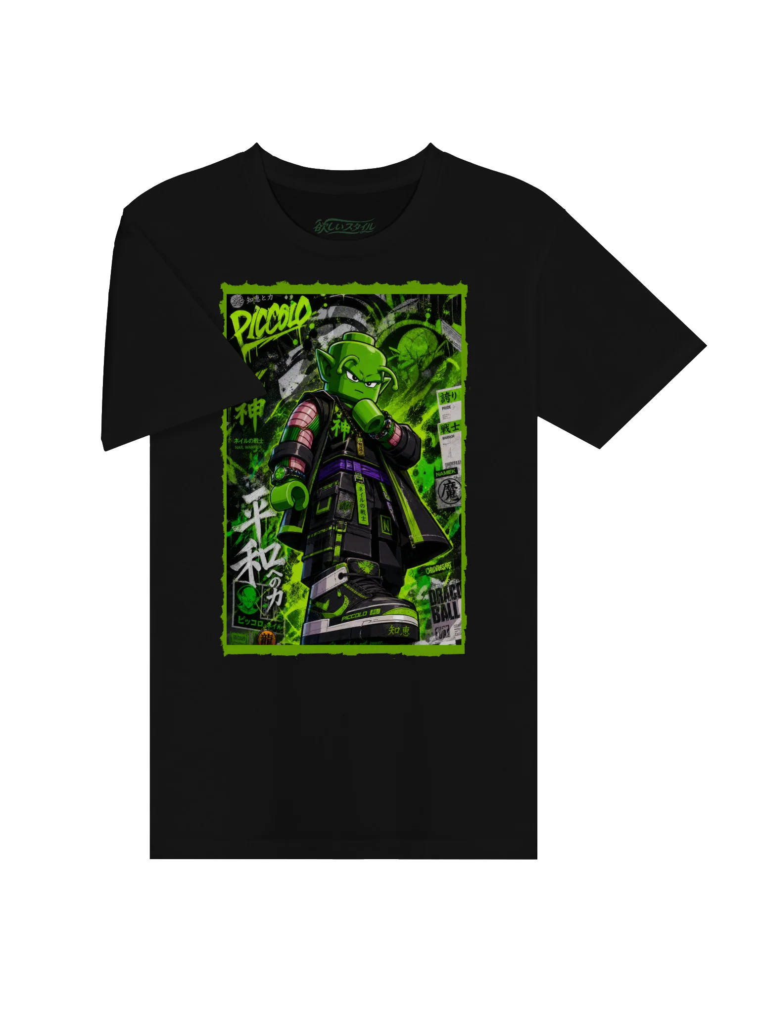 Piccolo Street-Art Graffiti Anime Tee product image (3)