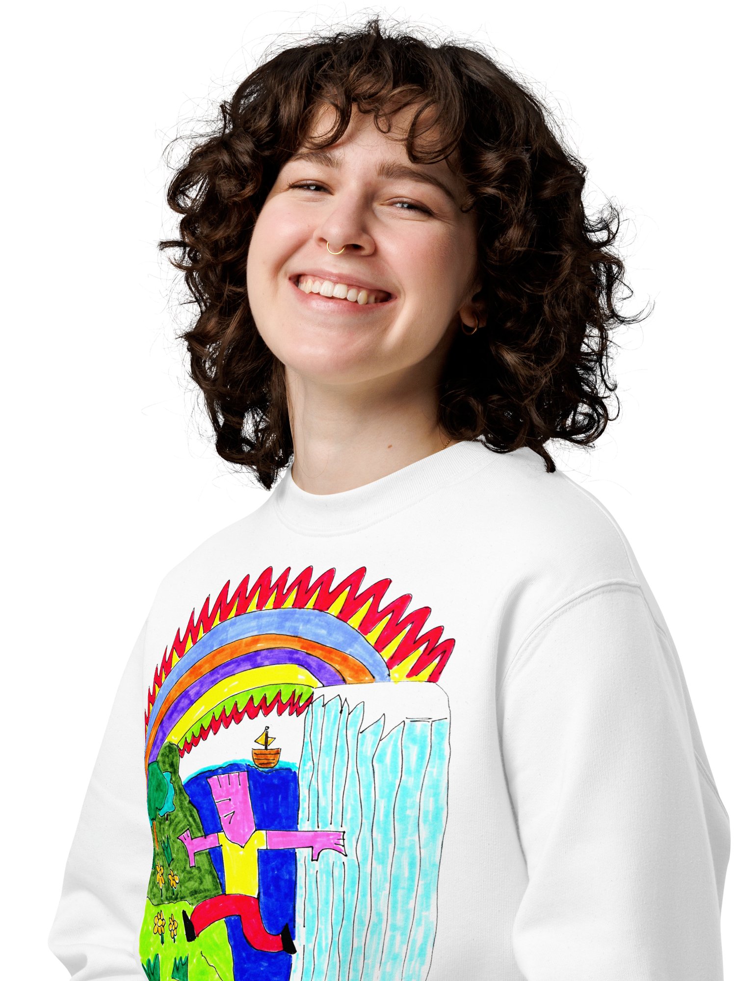Abstract Lands Beyond Unisex Eco Sweatshirt product image (31)