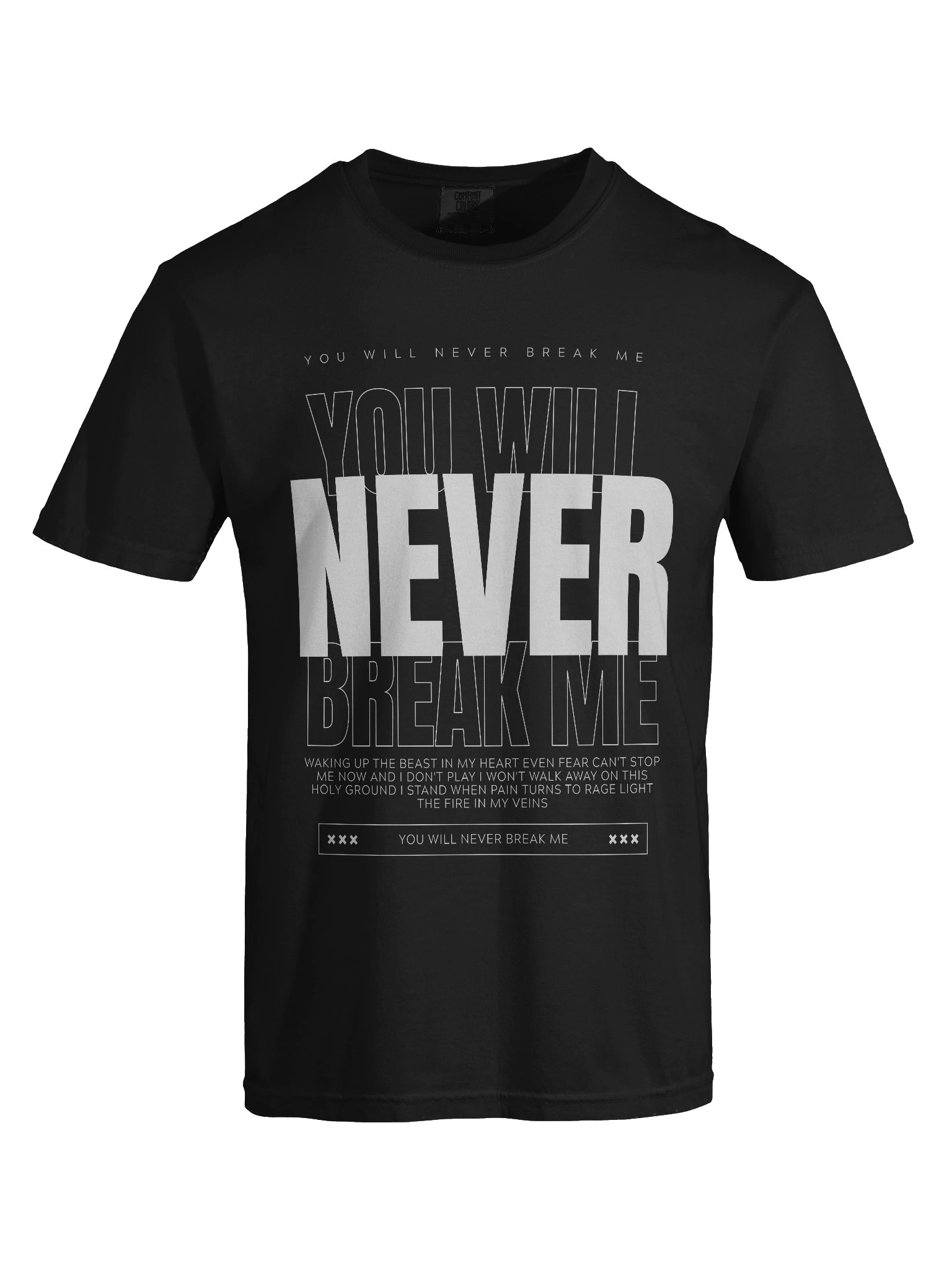 You Will Never Break Me Heavyweight T-Shirt product image (7)