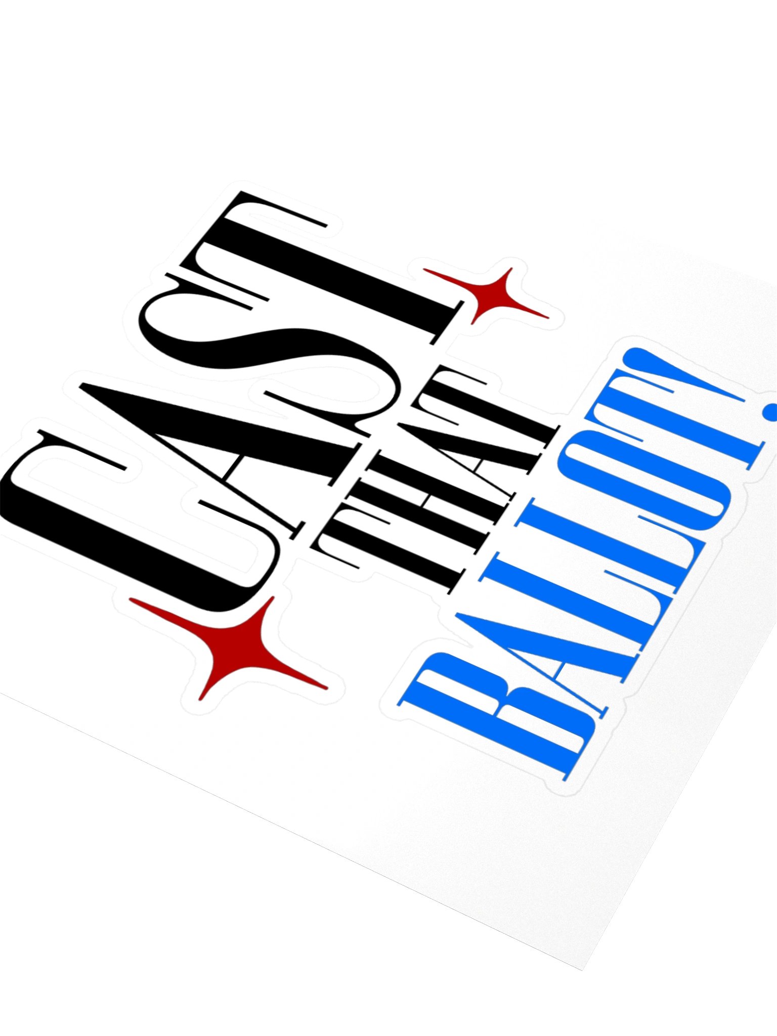 Cast That Ballot Kiss Cut Sticker product image (3)