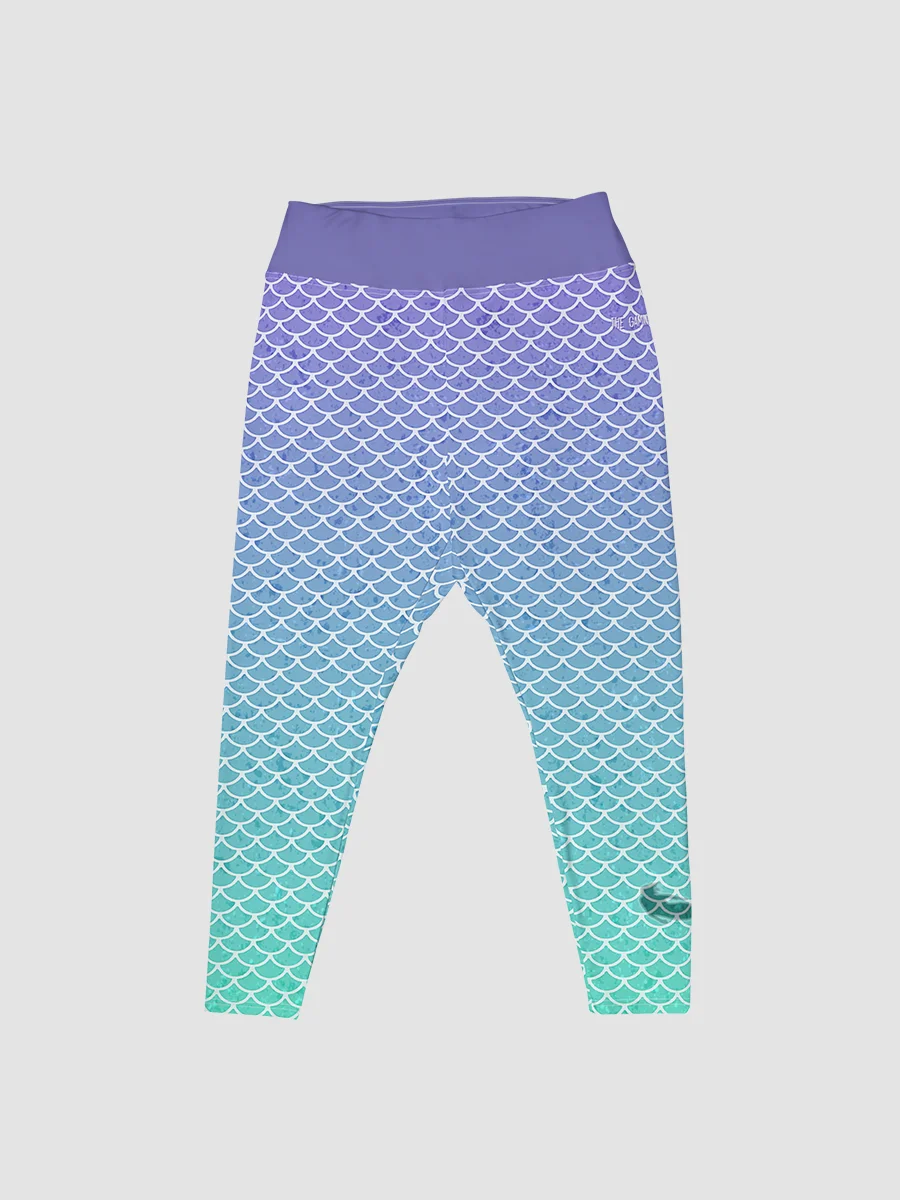 All-Over Print Plus Size Gaming Mermaid Leggings product image (1)