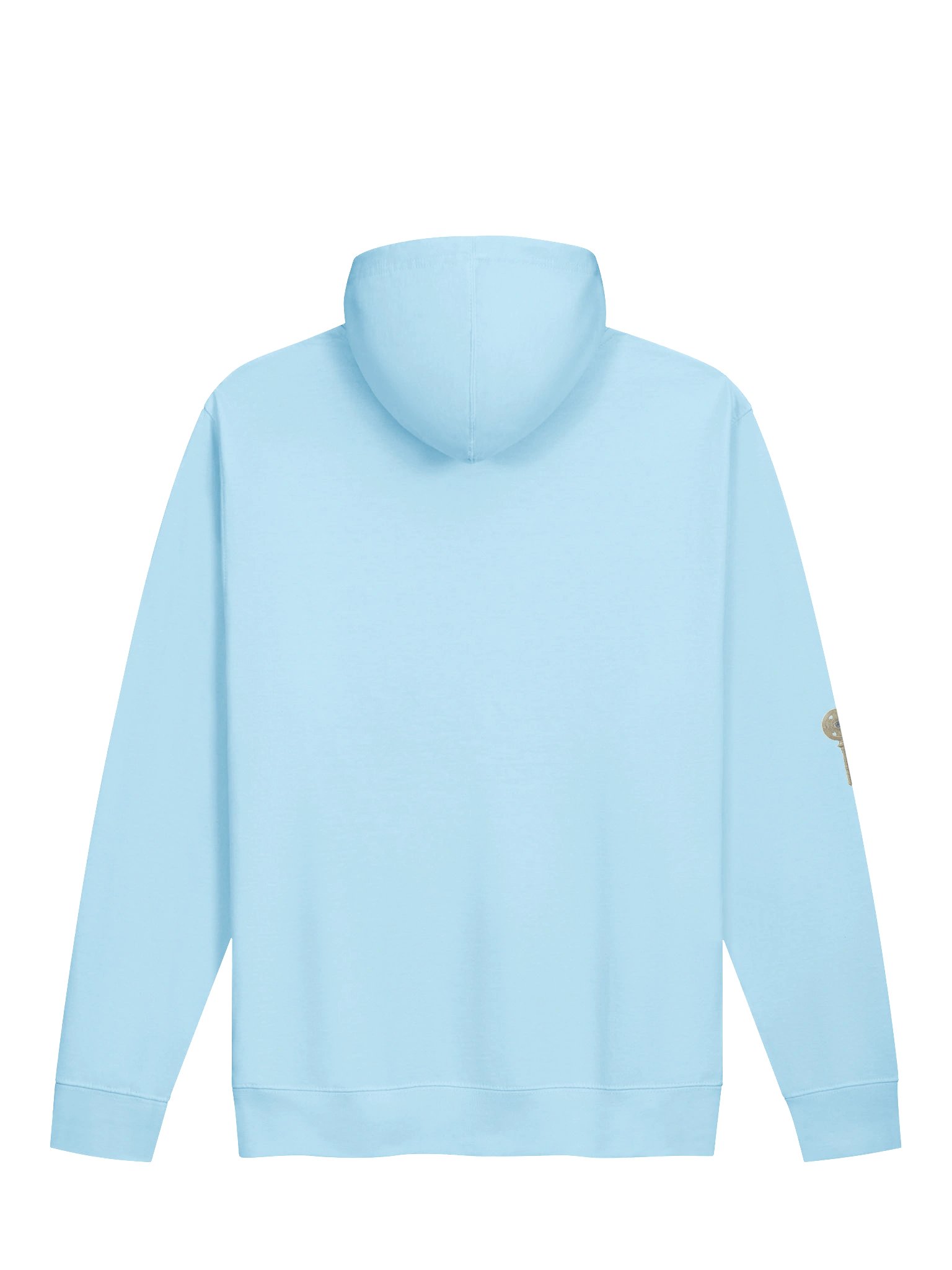 The Gatekeeper’s Key – Blue Aqua Direction Edition (Front + Right Sleeve Print) | Unisex Midweight Hoodie product image (2)