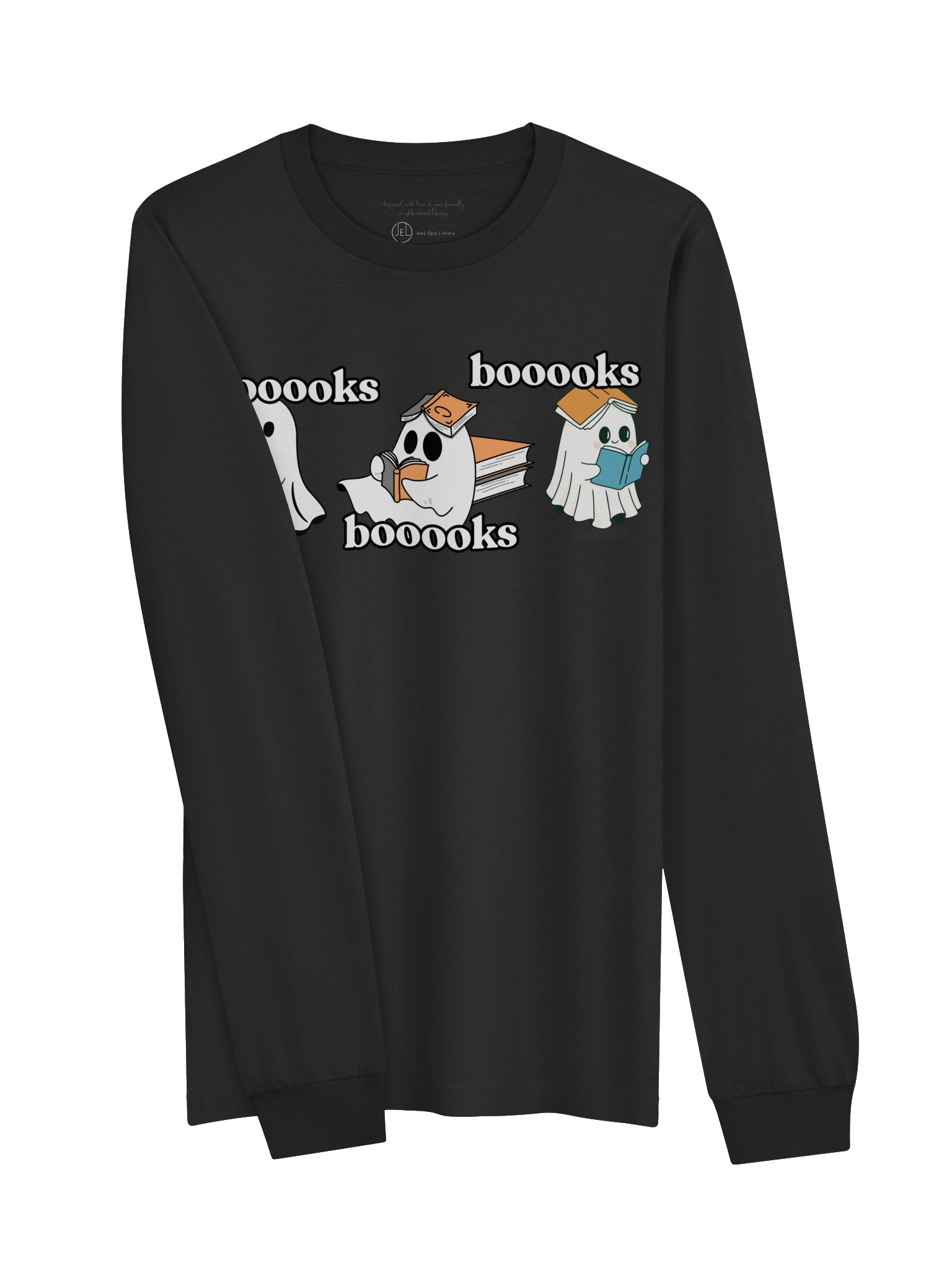 Booooks Booooks Booooks Long-Sleeved T-Shirt product image (12)