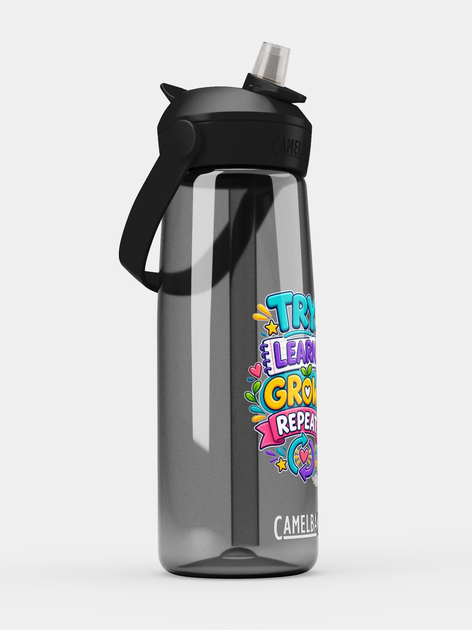 CamelBak Thrive® Flip Straw Inspirational Water Bottle - Try. Learn. Grow. Repeat product image (3)
