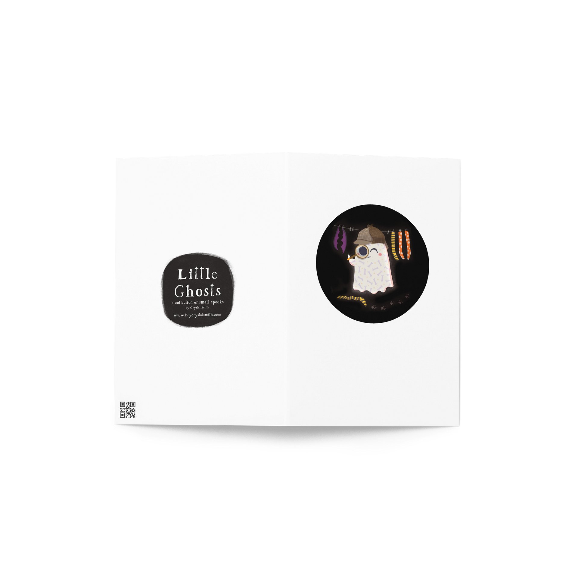Little Sherlock Bones - Greeting Card product image (4)