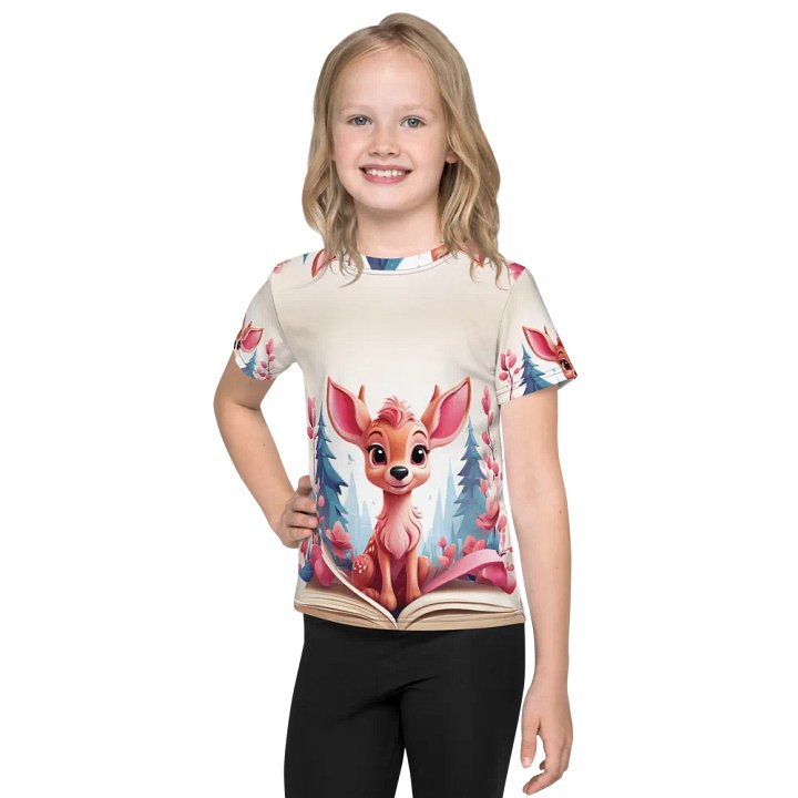 Deer book kids shirt product image (1)