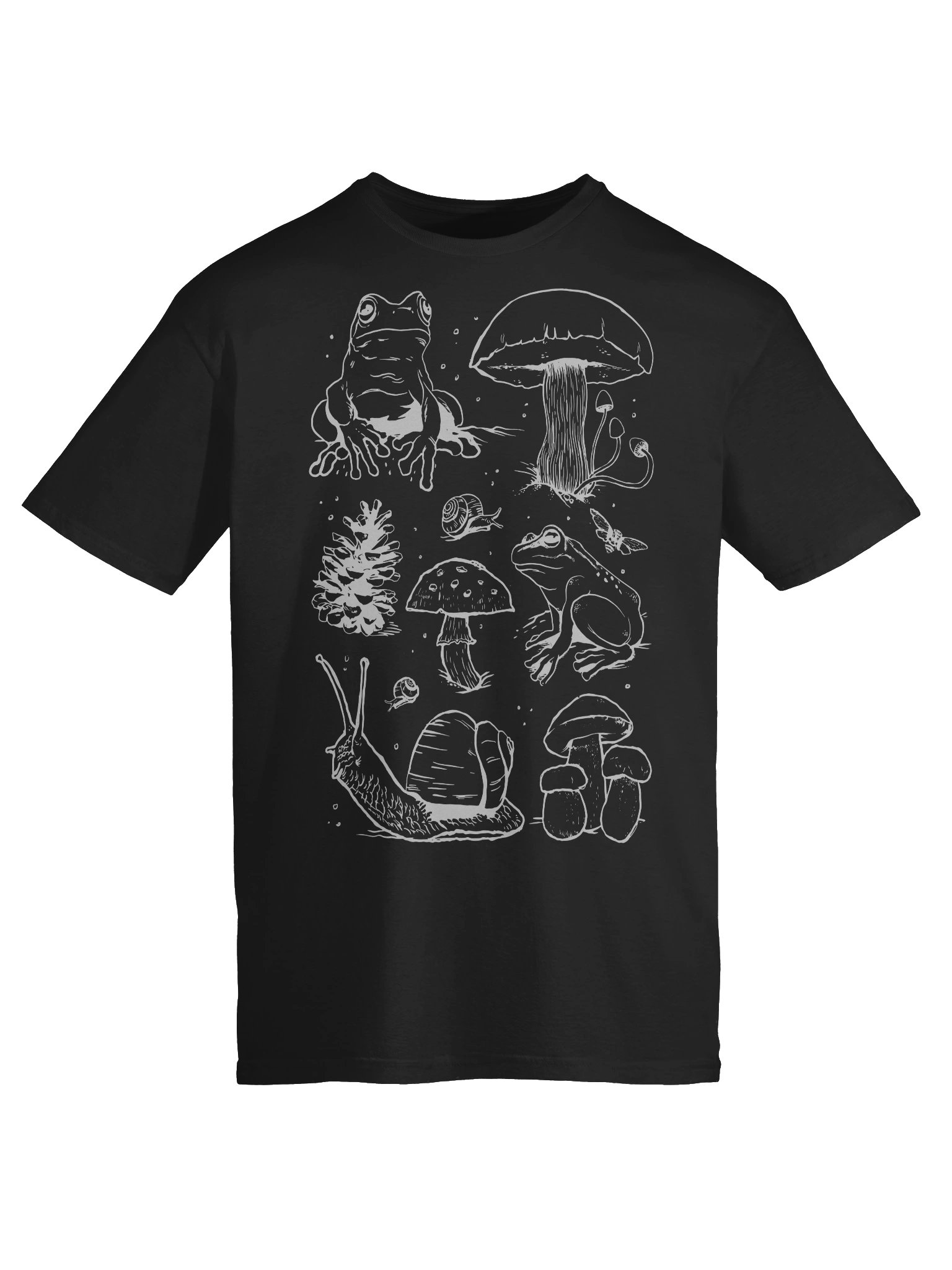 Cotterage Nature Outlined Unisex T-Shirt product image (50)