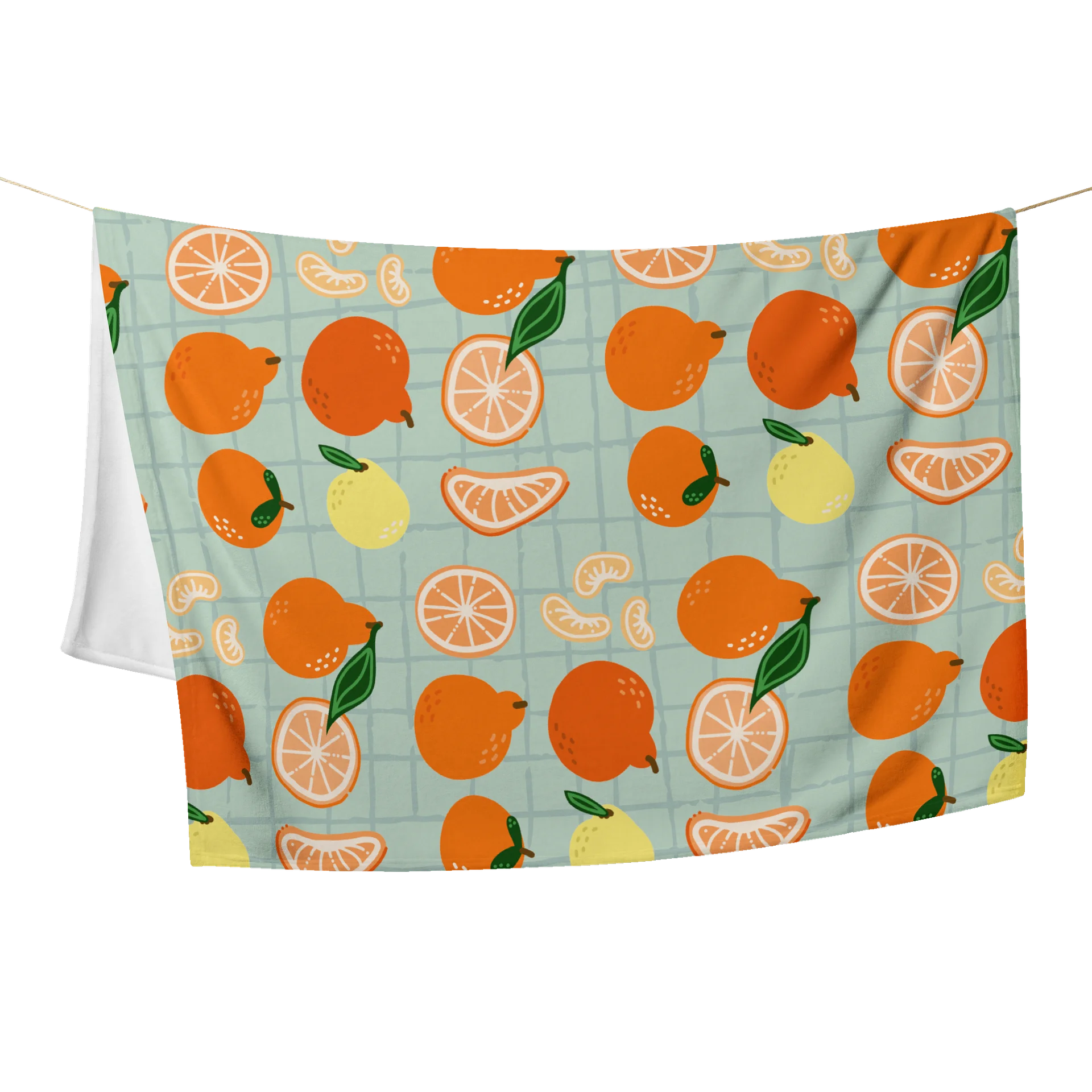 Oranges Soft Picnic Blanket product image (1)