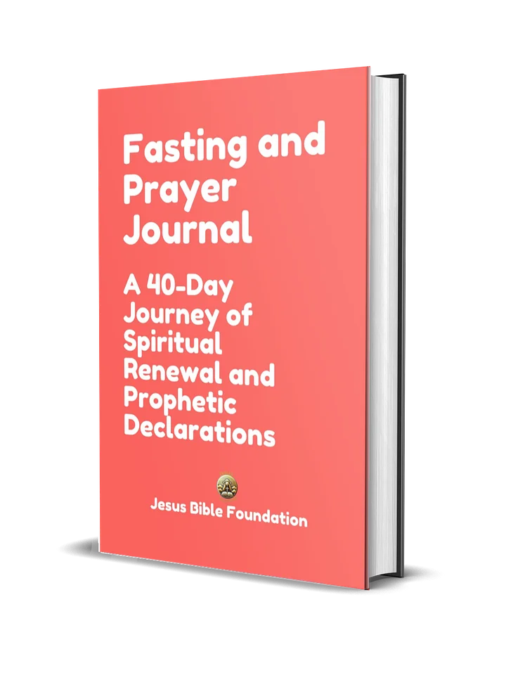Fasting and Prayer Journal: A 40-Day Journey of Spiritual Renewal and Prophetic Declarations product image (1)