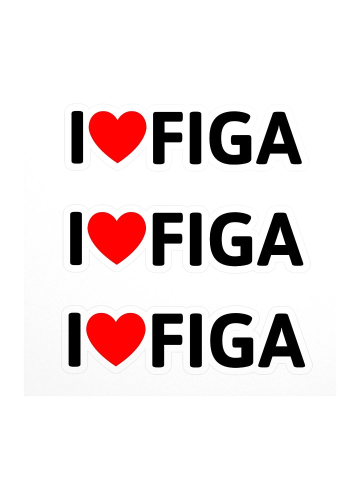 I ♥️ FIGA stickers product image (1)