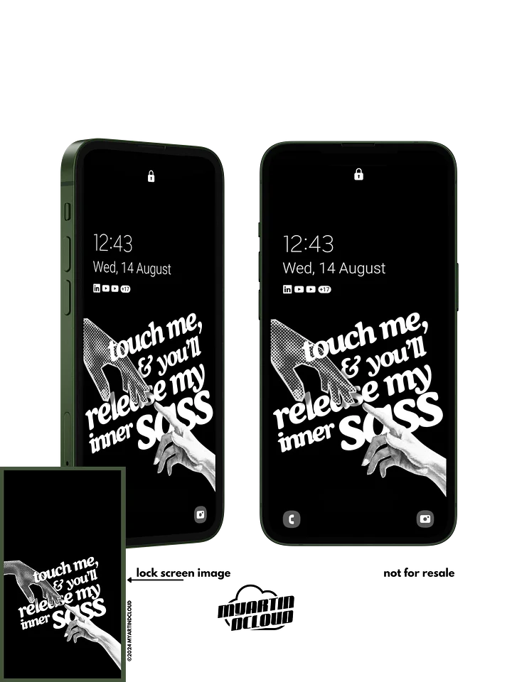 Inner Sass Downtime Lock Screen Wallpaper product image (1)