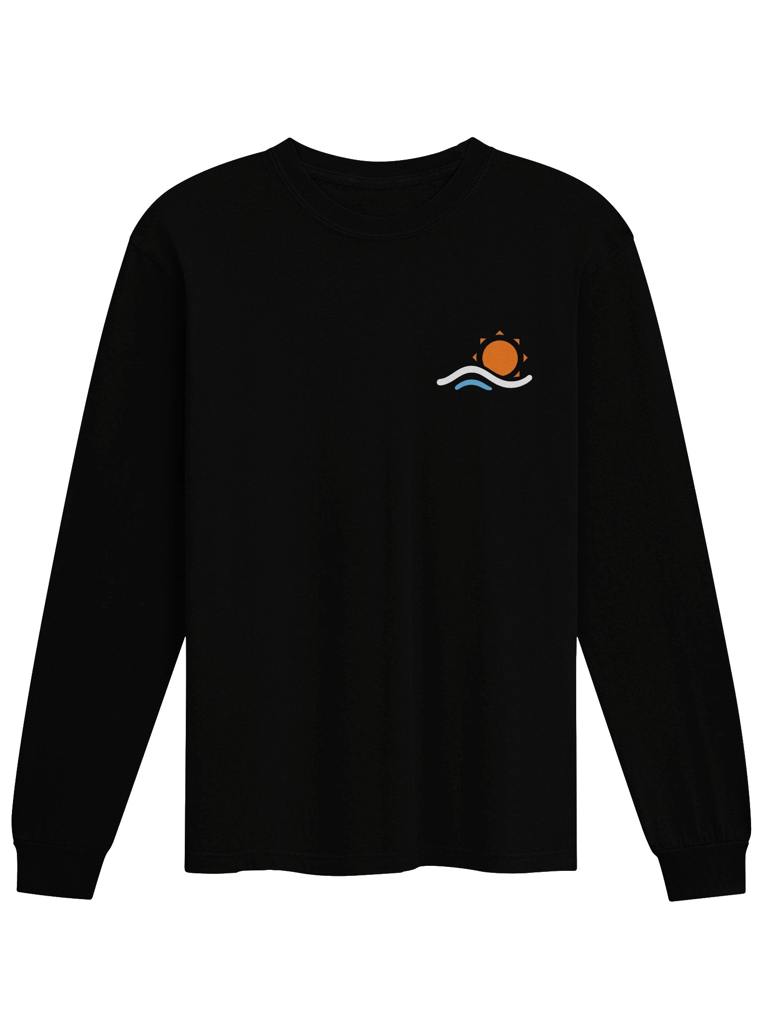 Front Pocket Logo and Full Back Graphic Long Sleeve (Light Logo) product image (1)
