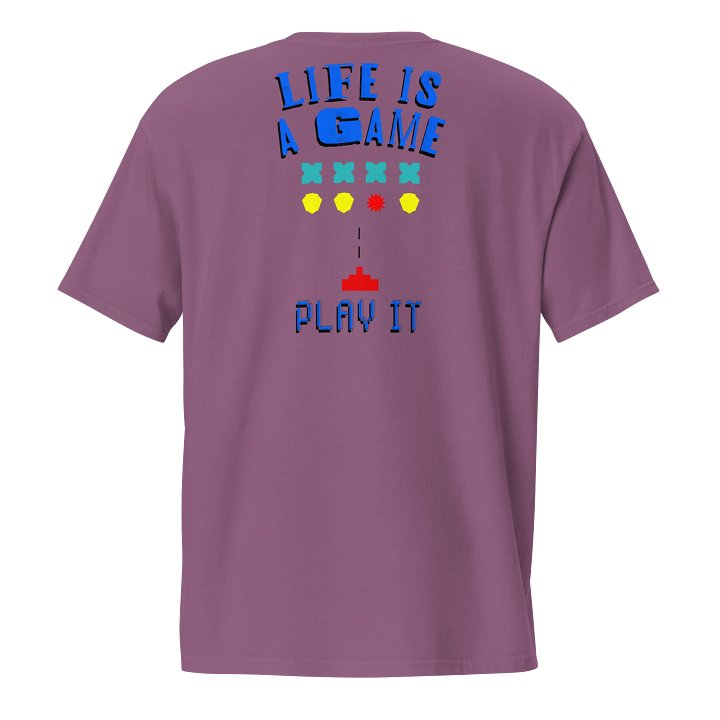 Life is a game - pocket T product image (7)