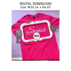 Senior 2026 Embroidery Design product image (2)