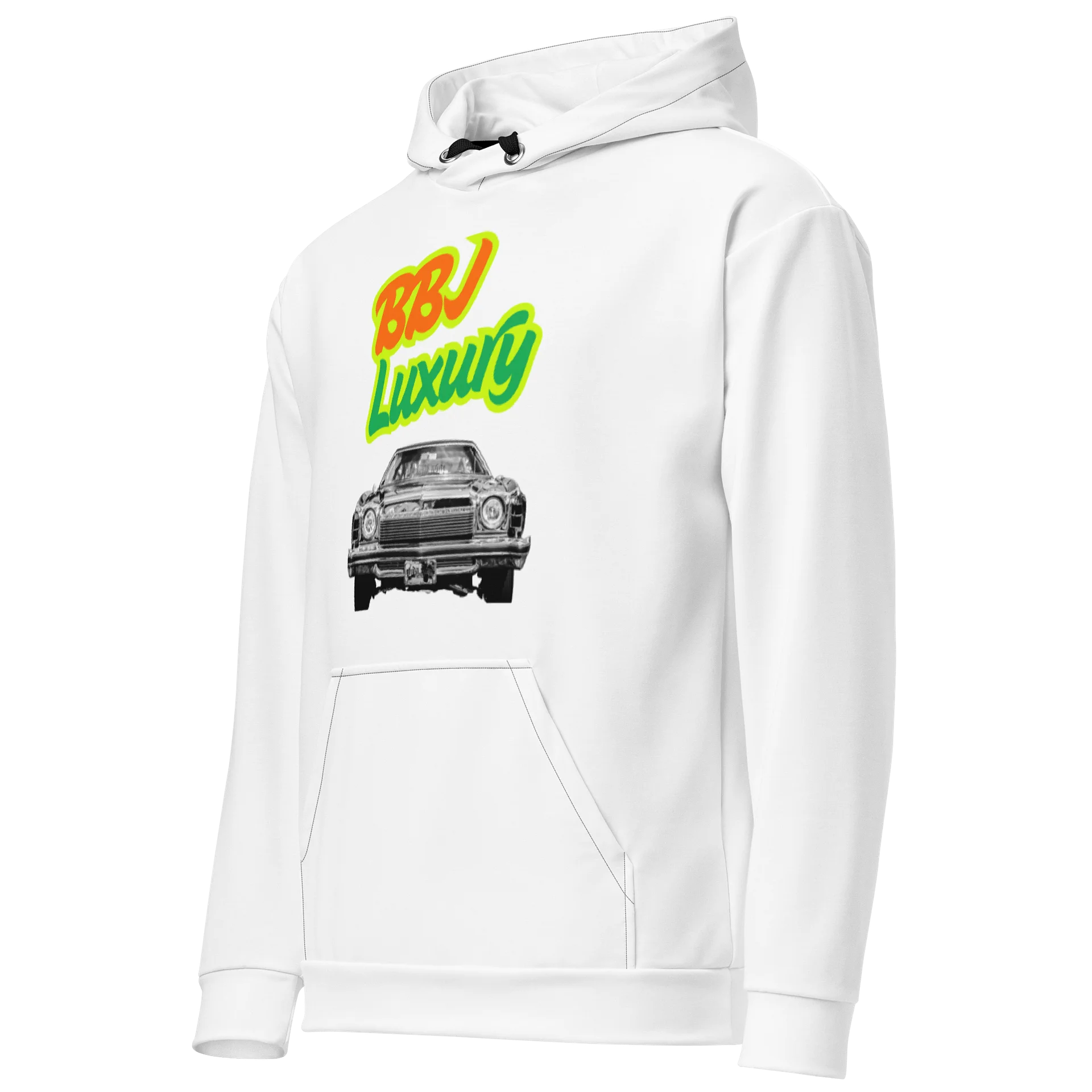 BBJ Luxury White Hoodie product image (3)
