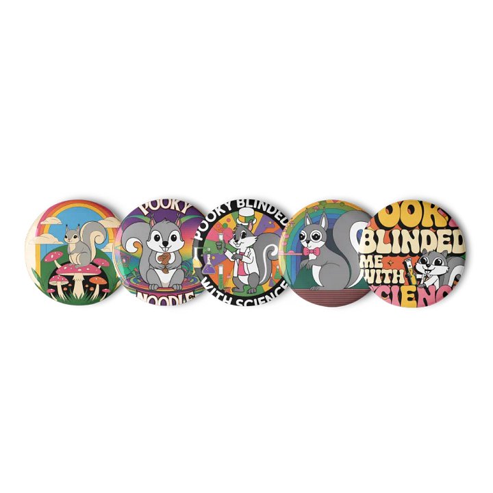 Original Pooky Artwork Buttons- E product image (1)
