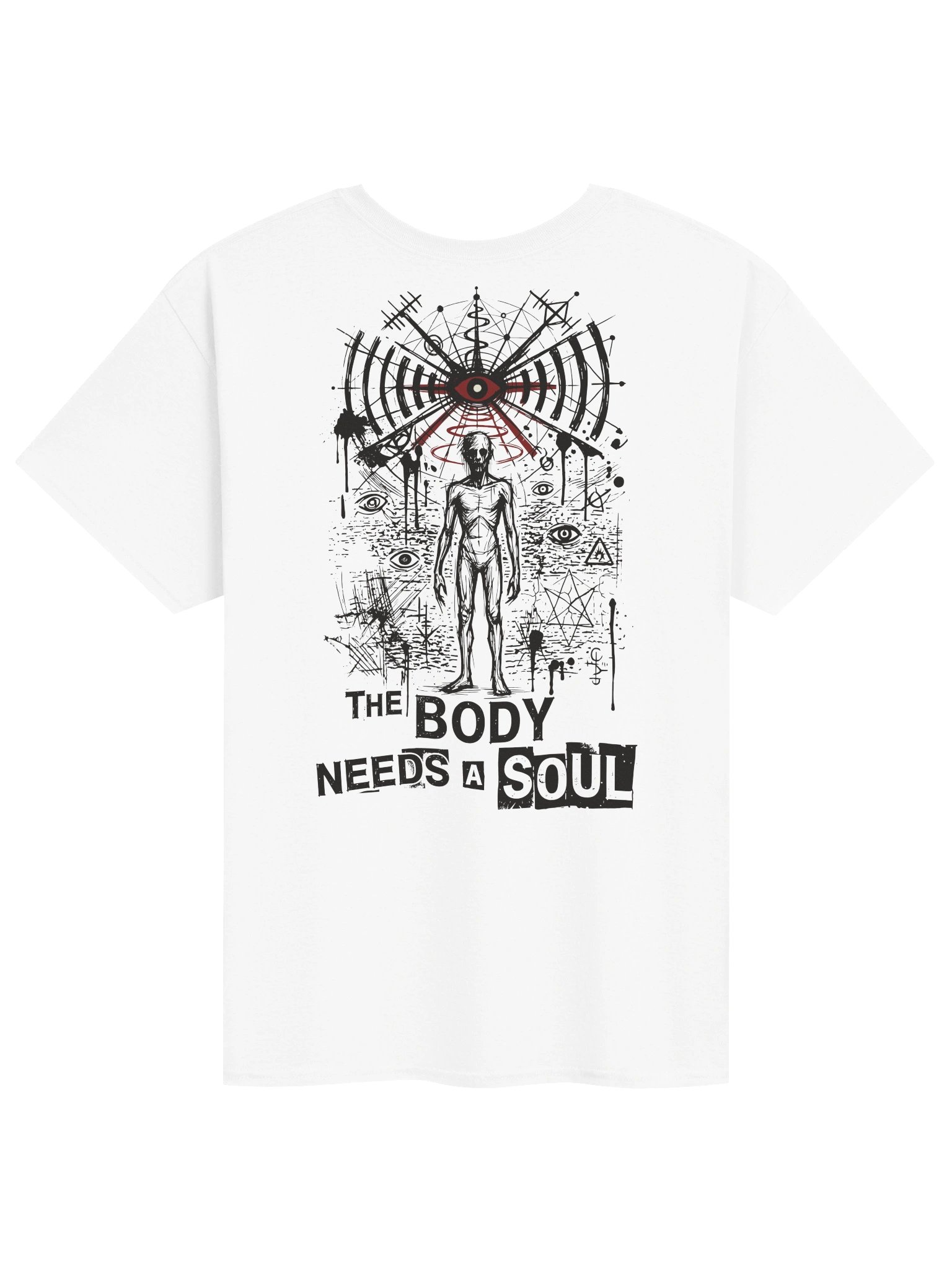 The Body Needs a Soul - Back Print T-Shirt product image (3)