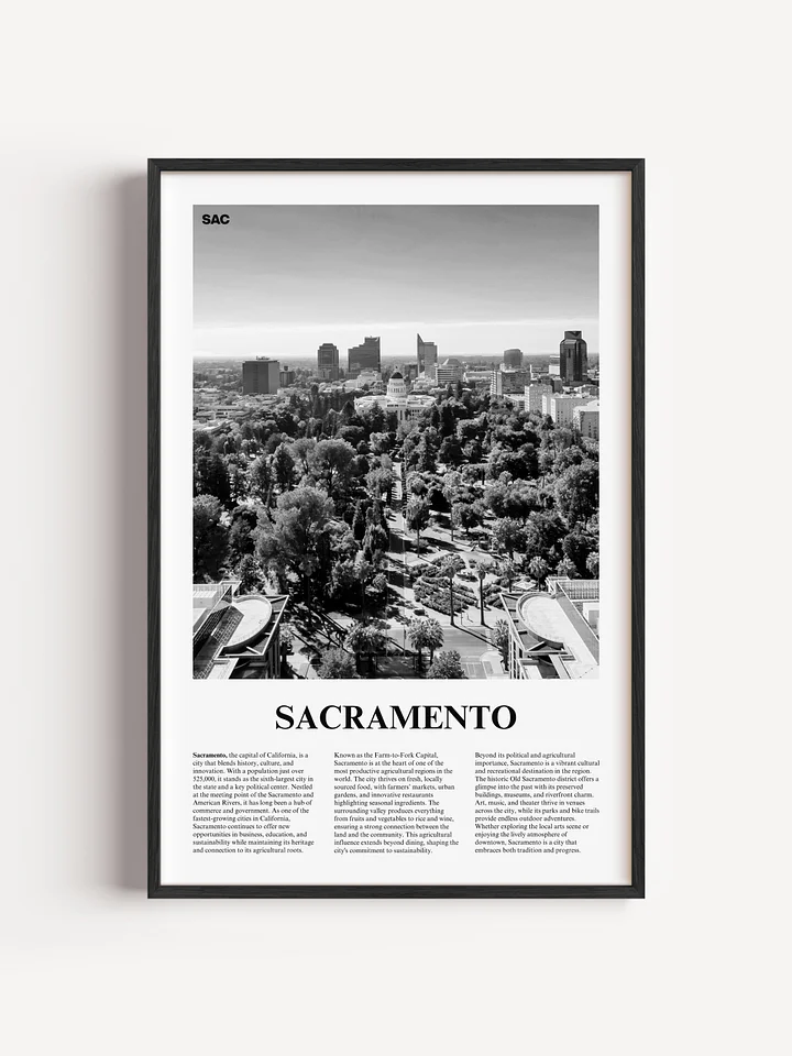 Sacramento 01 Newspaper Poster product image (1)