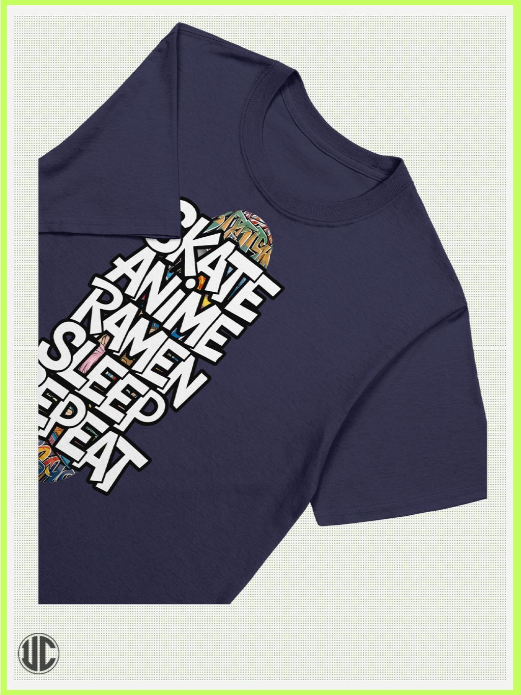 Skate Anime Ramen Sleep Repeat T-Shirt product image (2)