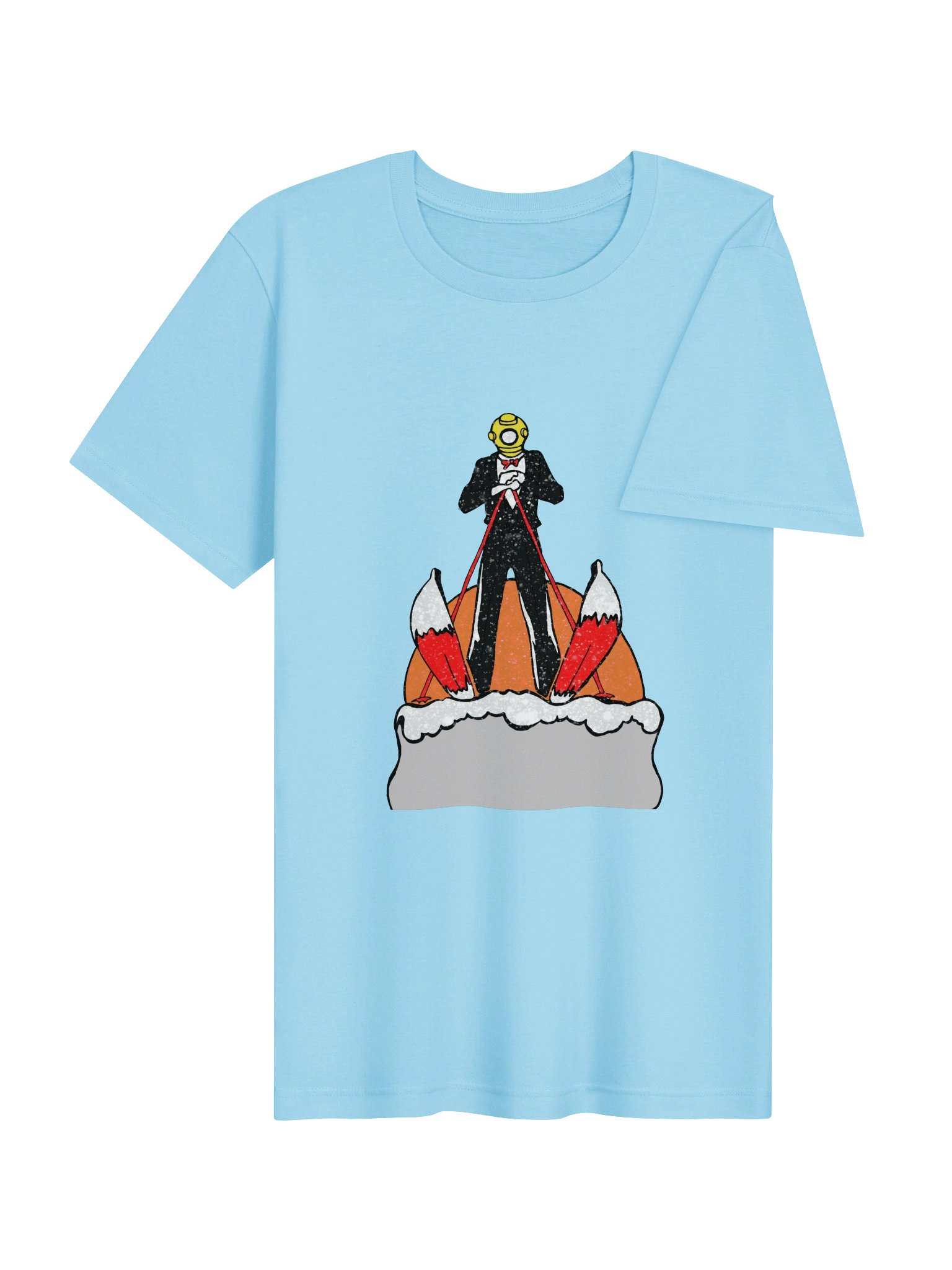 Skiing Diver Tee product image (4)