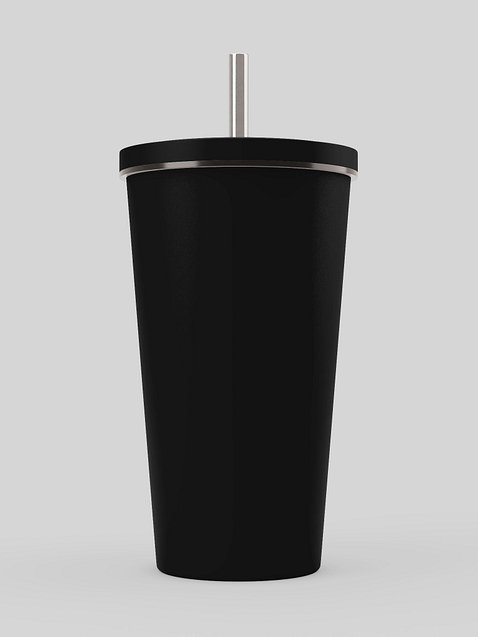 Photo showing Insulated Tumbler with a Straw