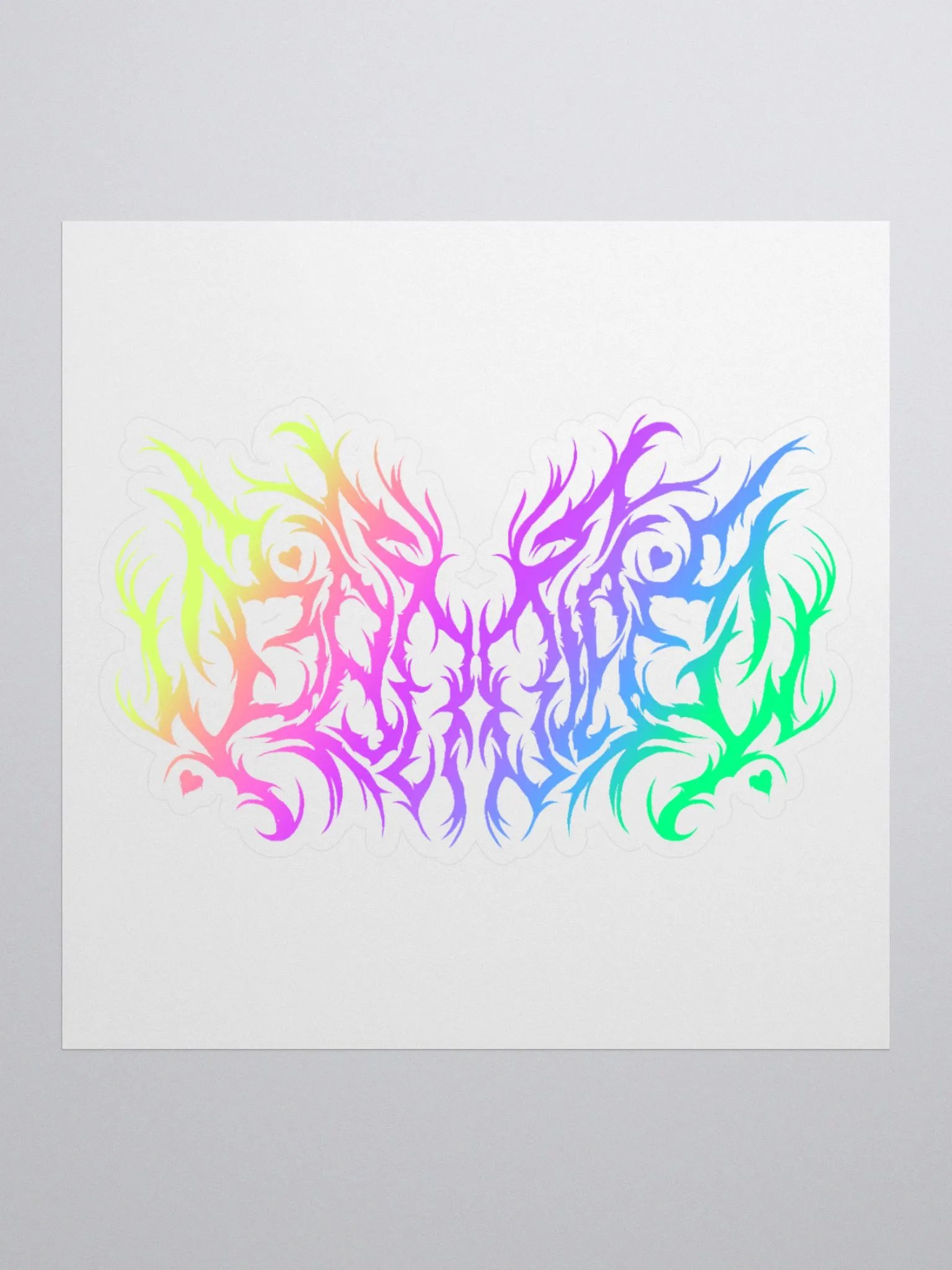 PinkMetal Sticker product image (2)