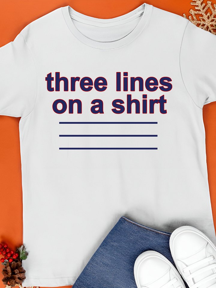 Three Lines On A Shirt product image (1)