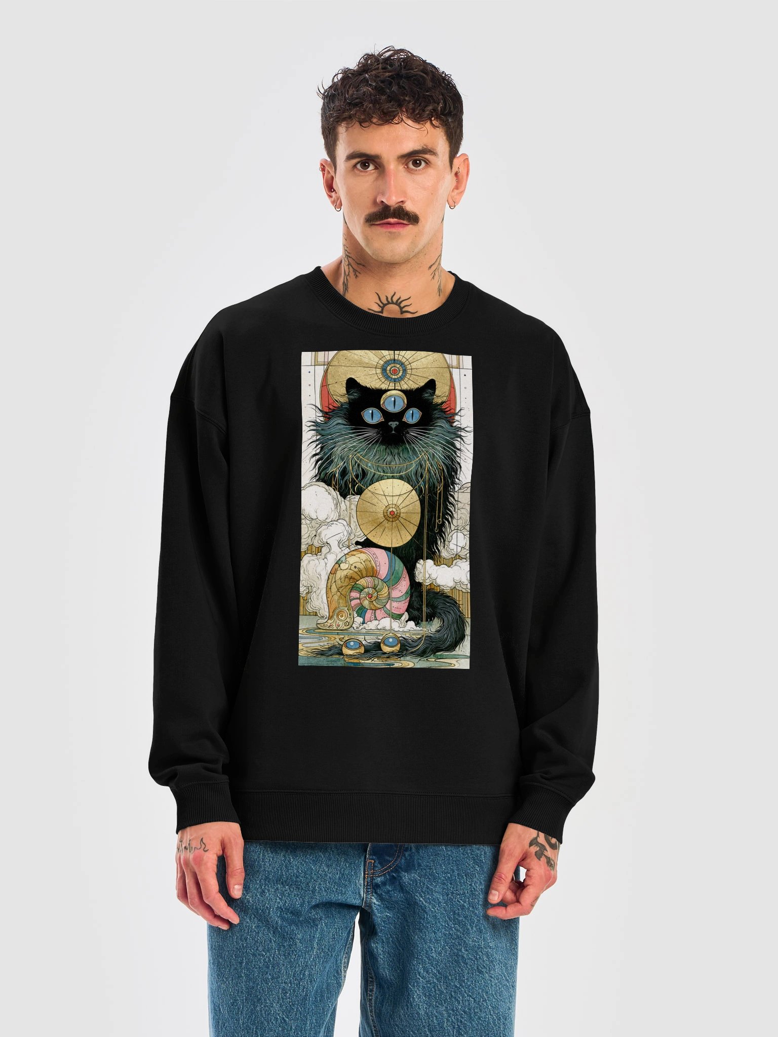 FLUFFY OUIJA - OVERSIZE SWEATSHIRT (U) product image (2)