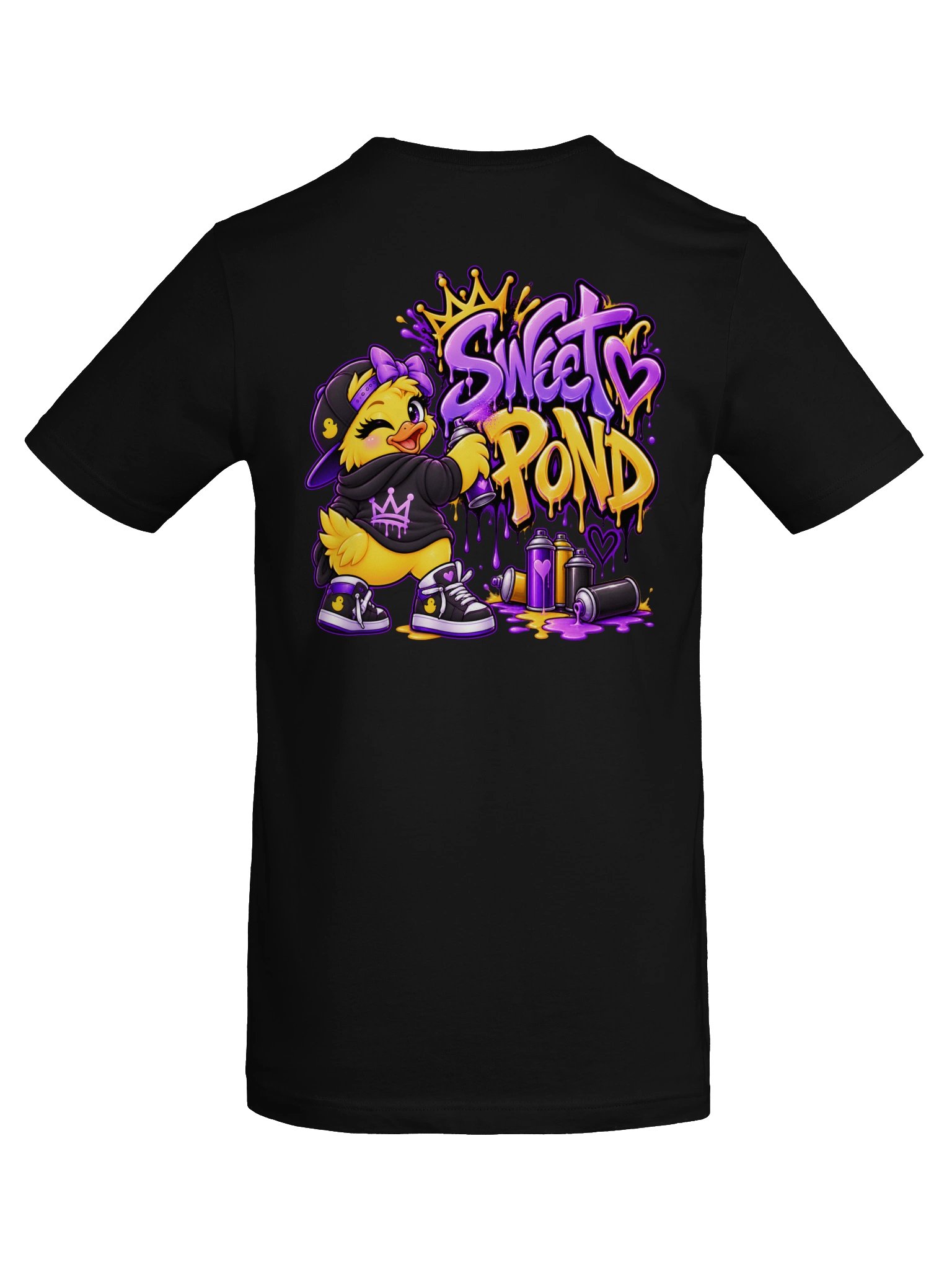 Purple Spray Duck Streetwear Tee product image (6)