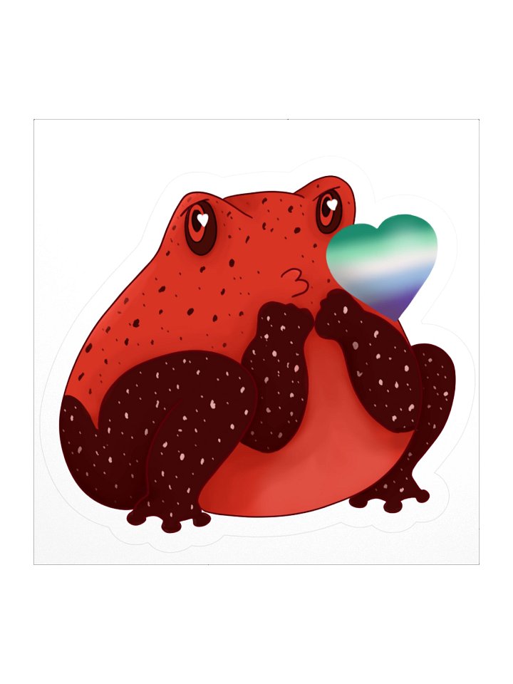 Gay Pride Frog Kiss product image (3)