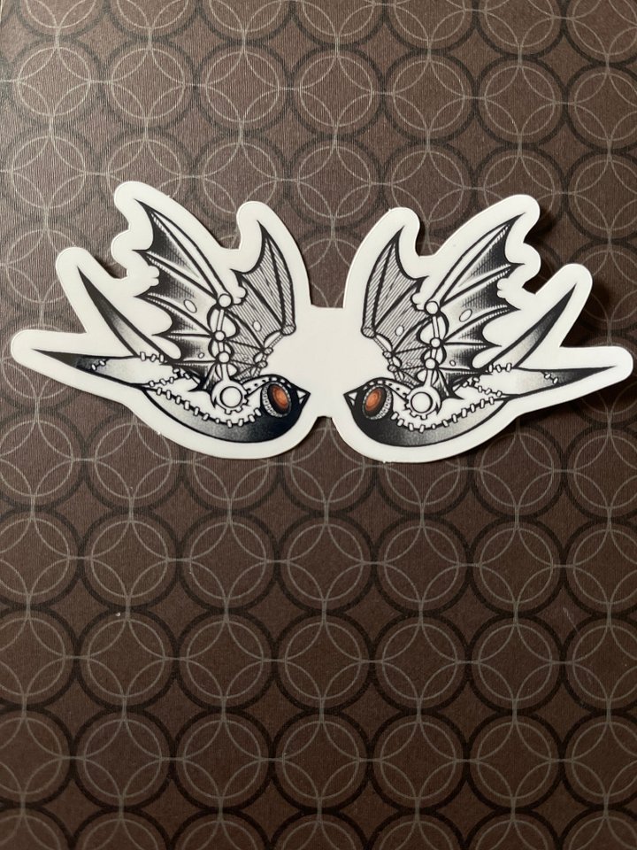 Songbird Sparrows Vinyl Sticker product image (1)