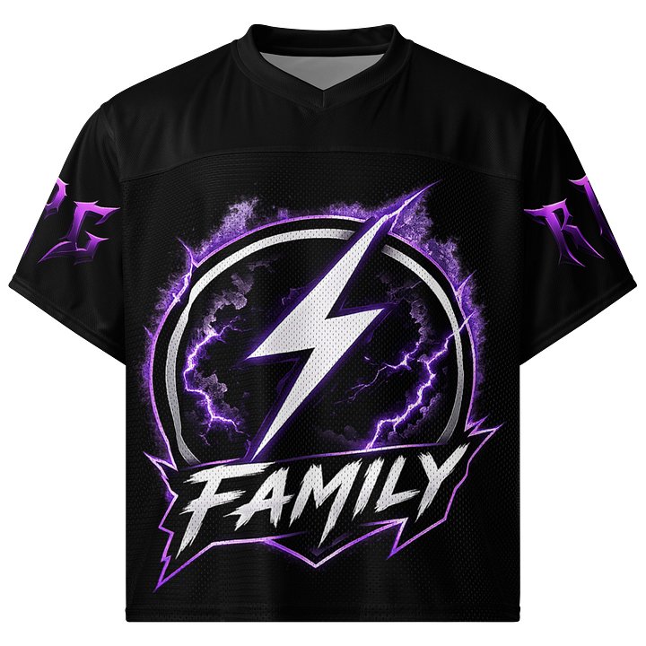 FAMILY Lightning All-Over Print Boxy Jersey product image (1)