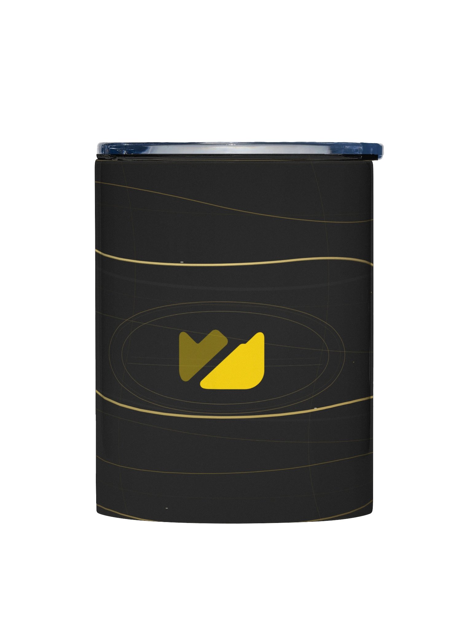 Black & Gold 10oz Stainless Steel Tumbler product image (1)