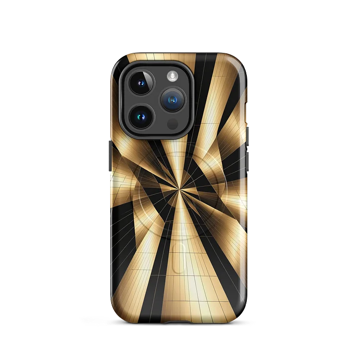 Gold Starburst Geometric MagSafe Tough Case product image (19)