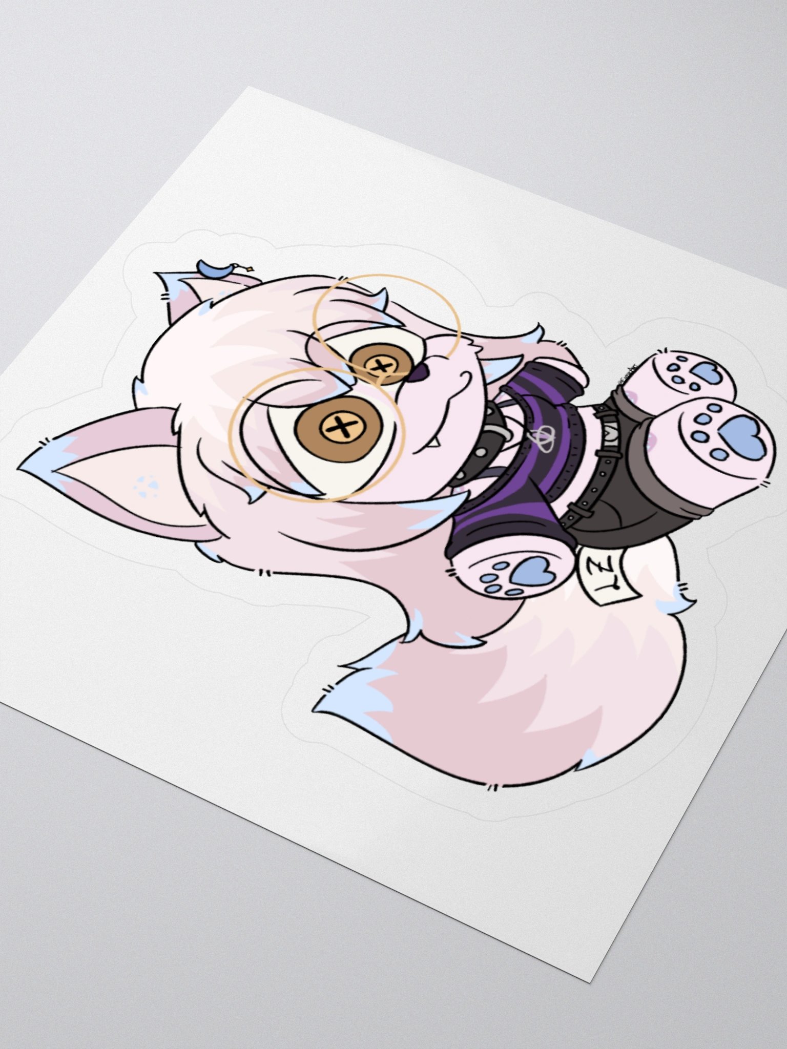 Lunazera Wolf Plushie Sticker product image (9)