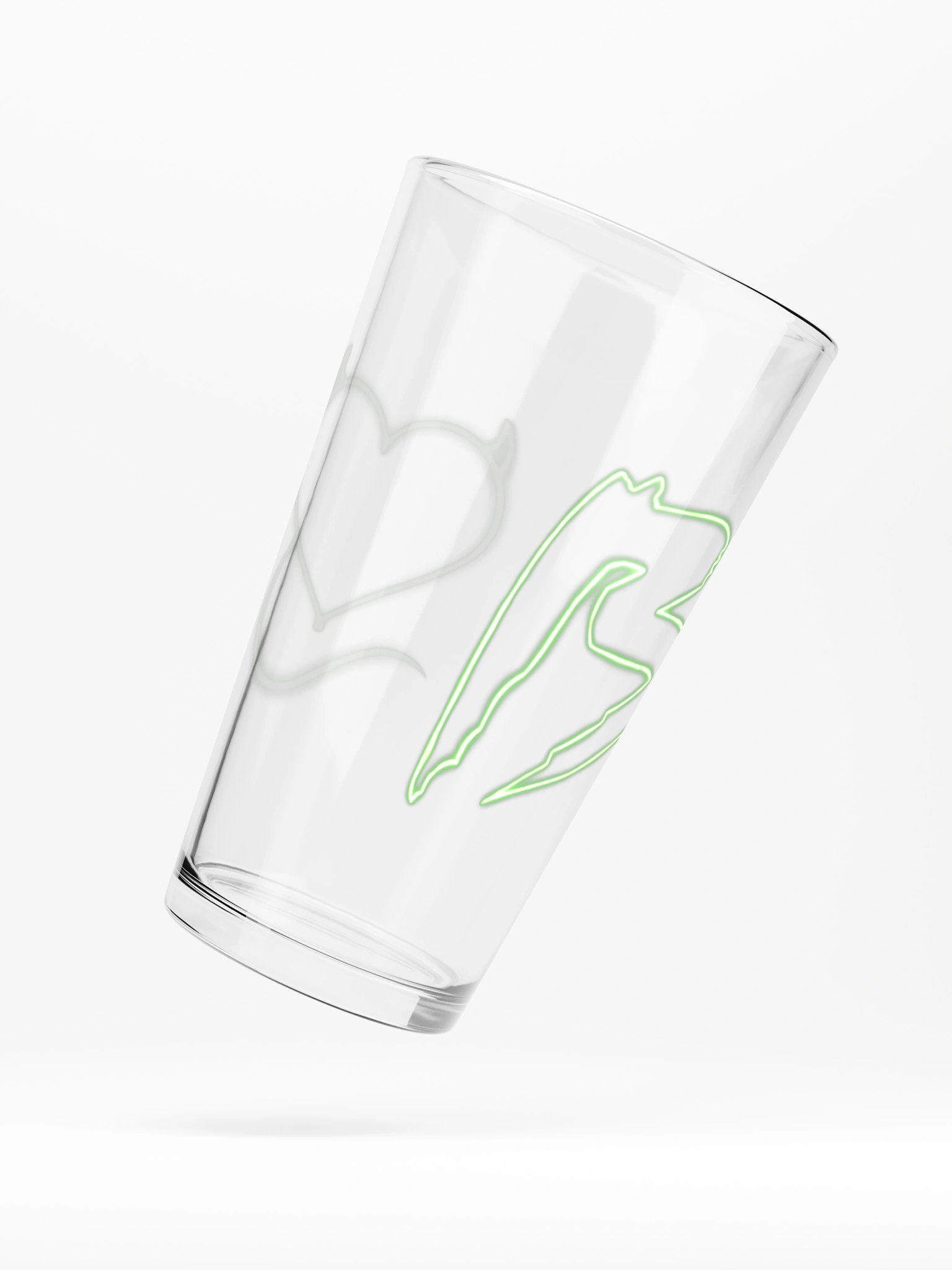 Electric Sin Heart Pint Glass product image (5)