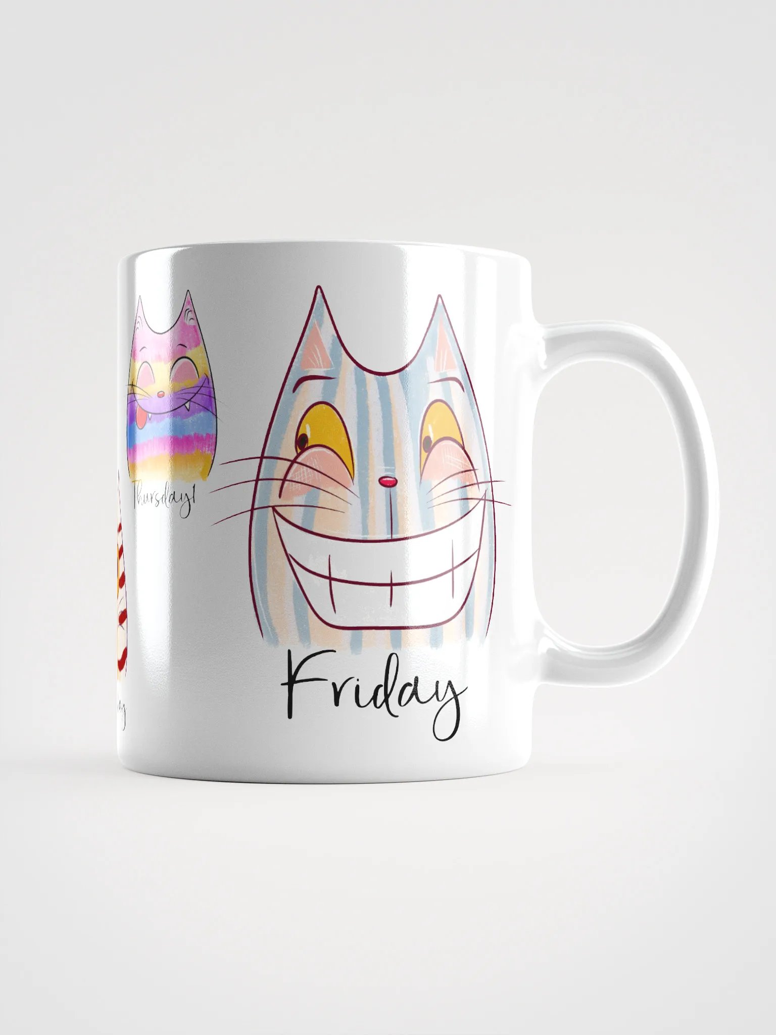 7 Days of Cats Mug – A Purrfectly Hilarious Week in Review product image (1)