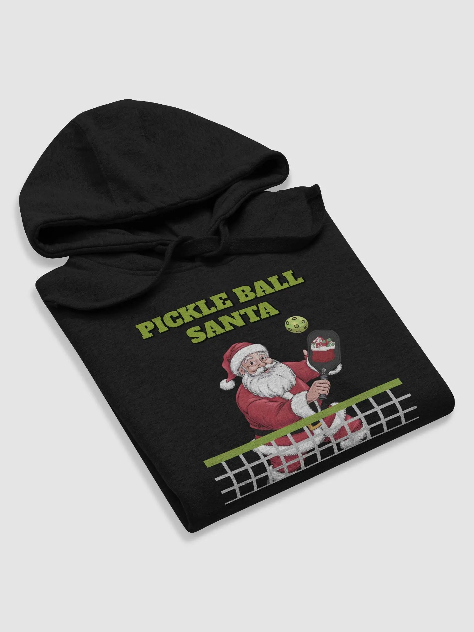 Pickle Ball Santa - Funny Christmas Hoodie product image (29)