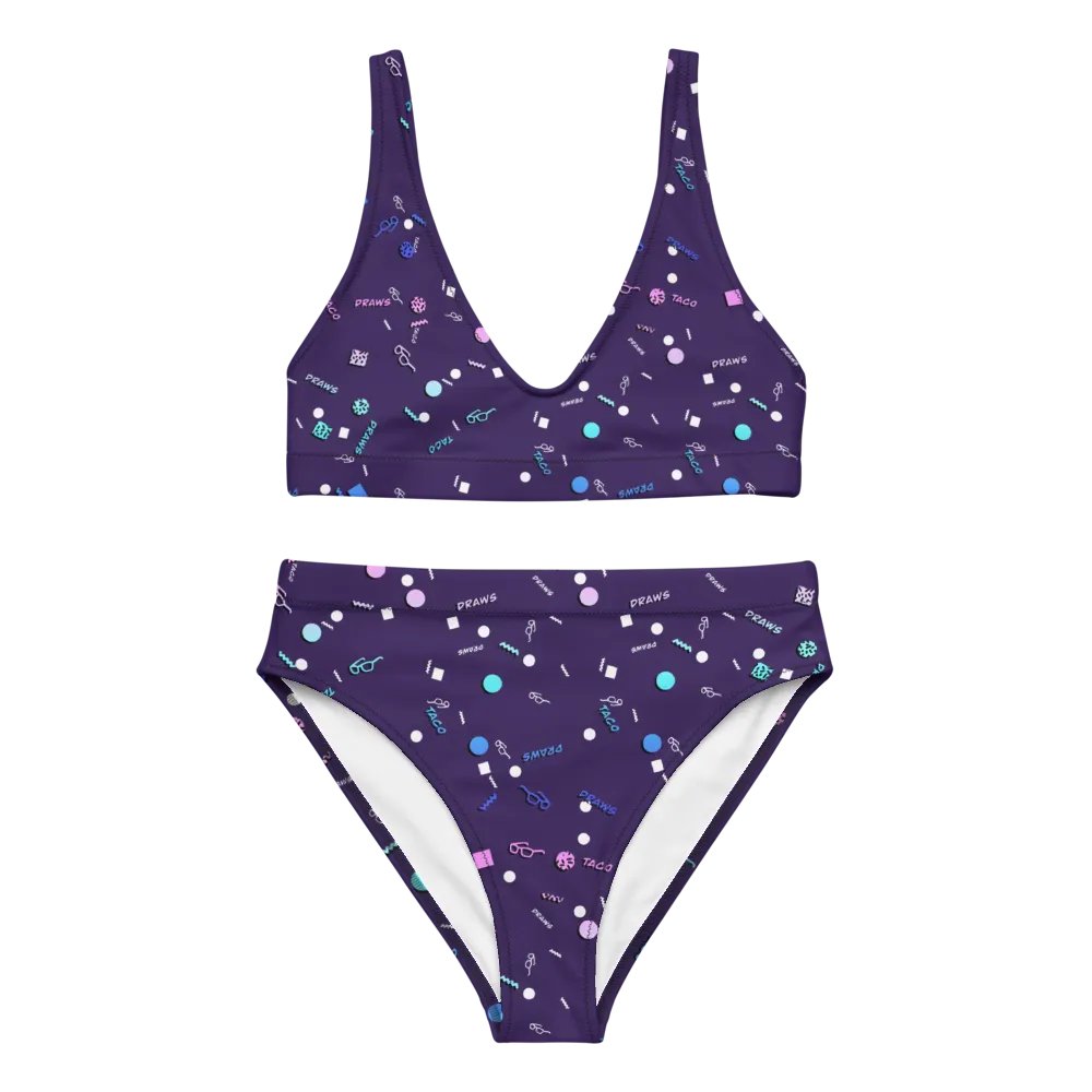 TacoDraws Retro Pattern Bikini product image (1)